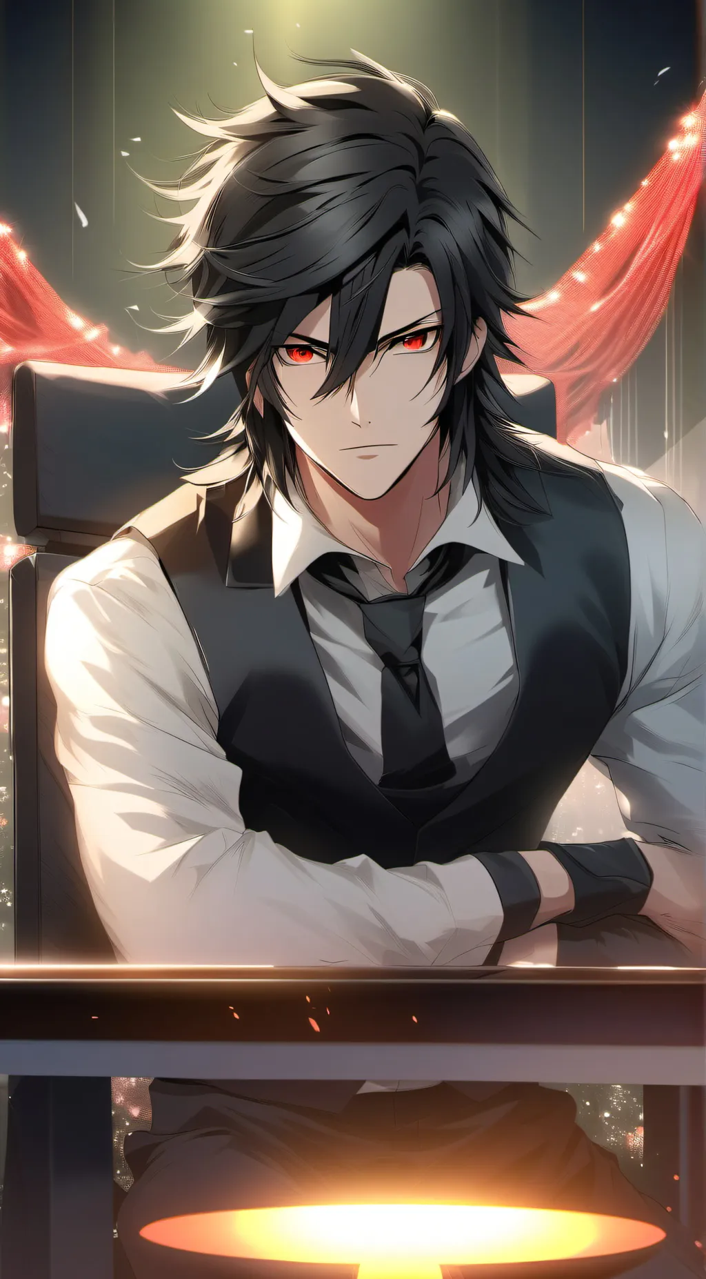 ai character: Mark  background