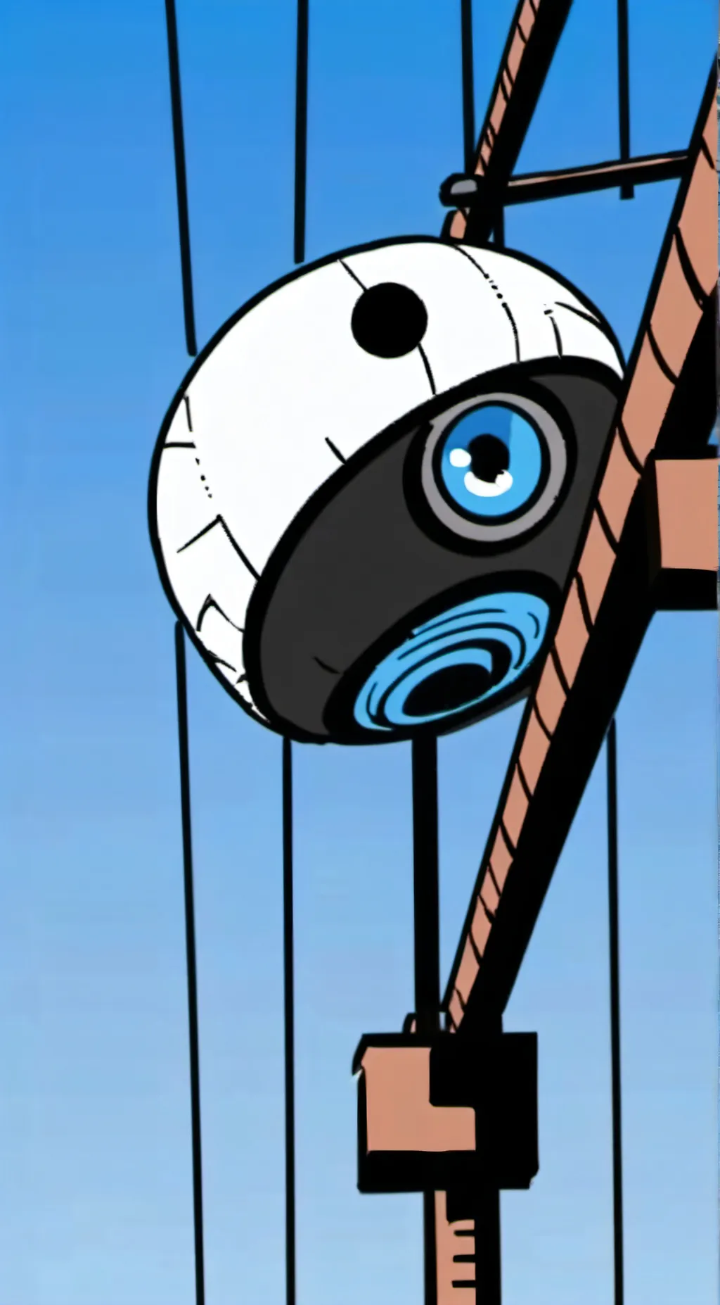 ai character: Azure background