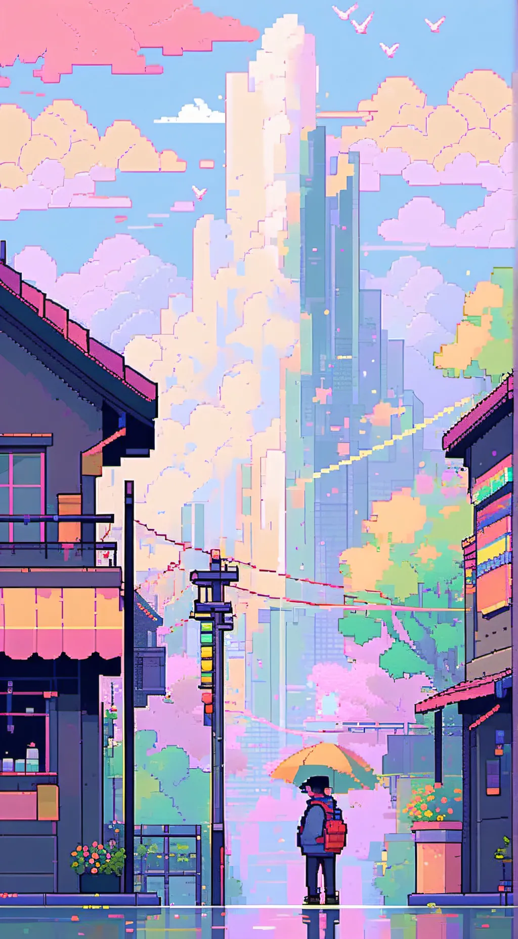 ai character: swallows  background