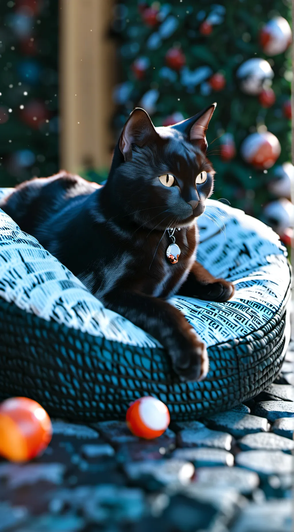 ai character: Kitty cat background