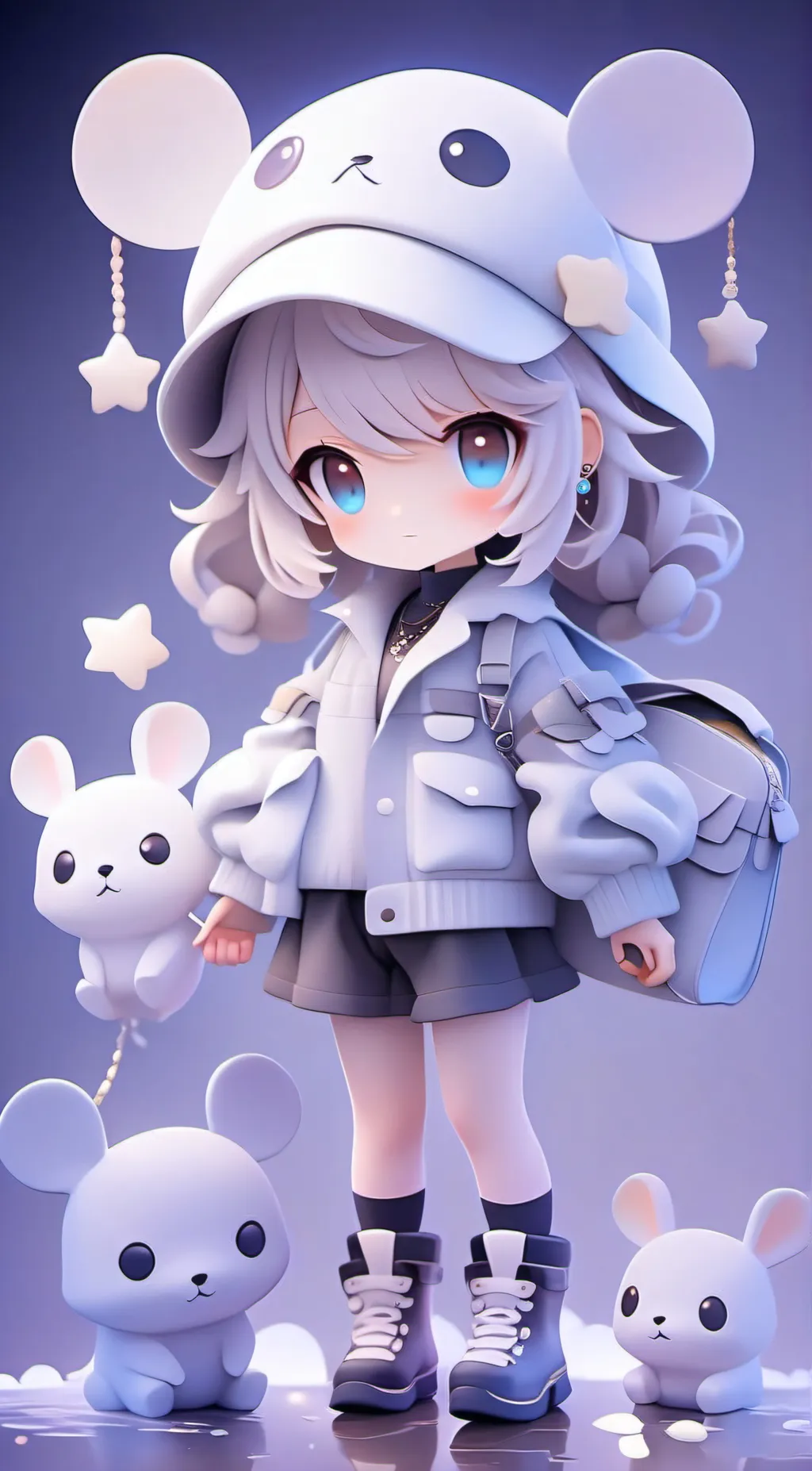 ai character: Stranger things background