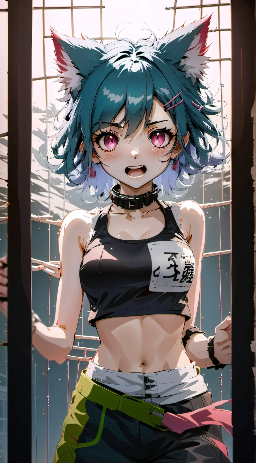 ai character: Lizzie  background