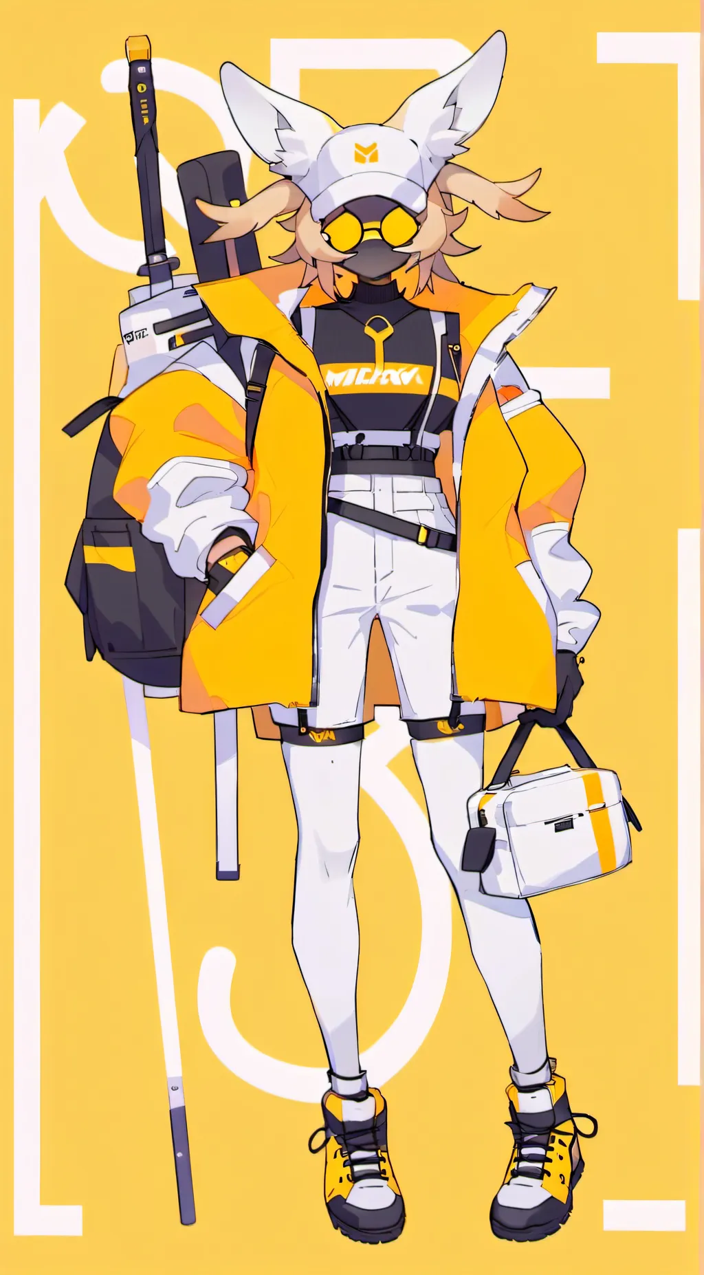 ai character: MIKA KIT♡ background