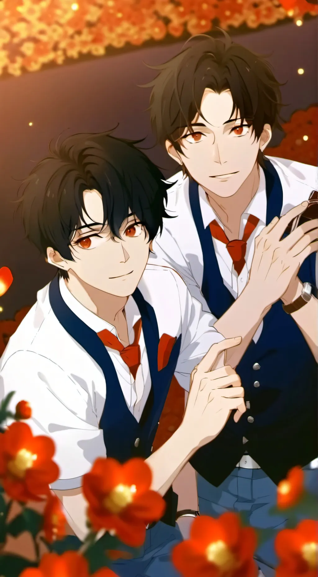 ai character: Jackson & Zach  background