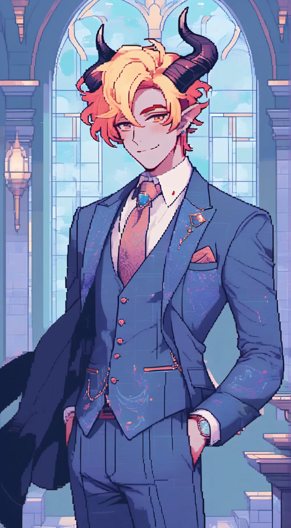 ai character: Raidoapple (AGAIN) background