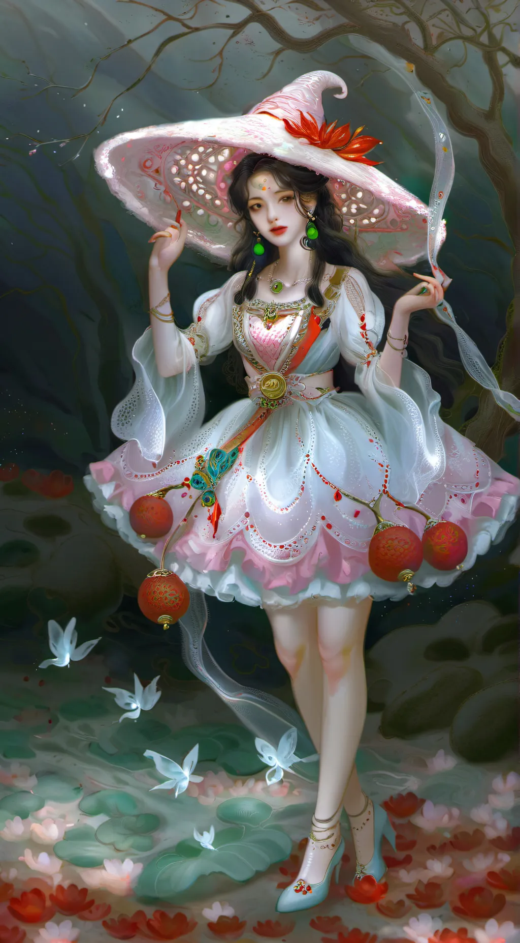 ai character: Mushroom 🍄🍄🍄 background