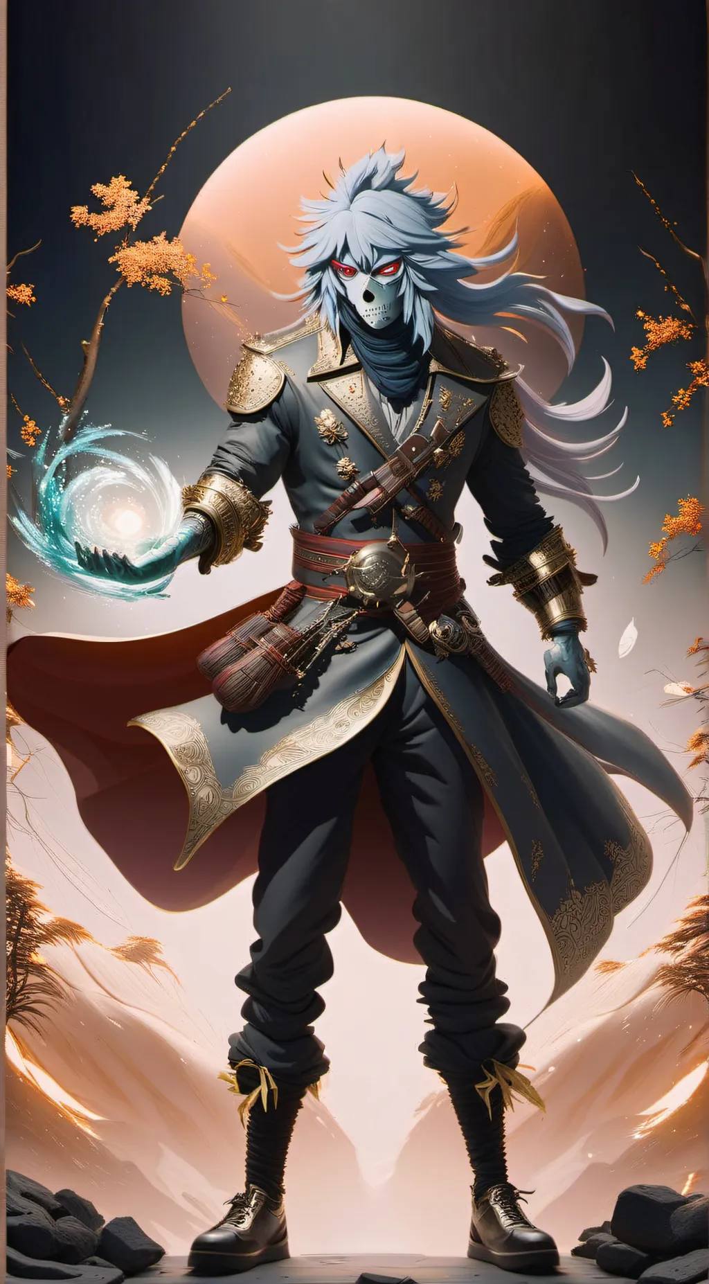 ai character: Freak show background