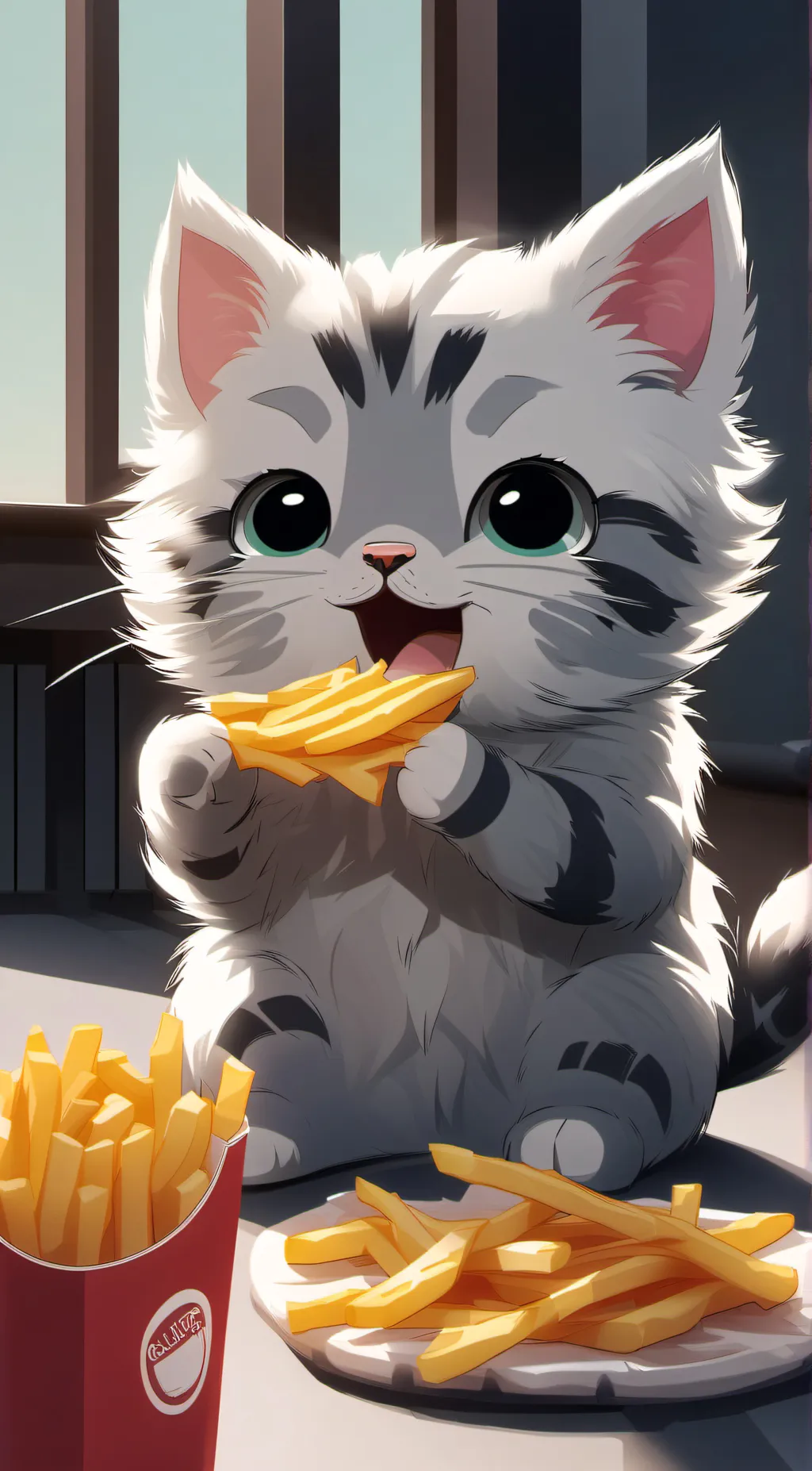 ai character: Kitty background