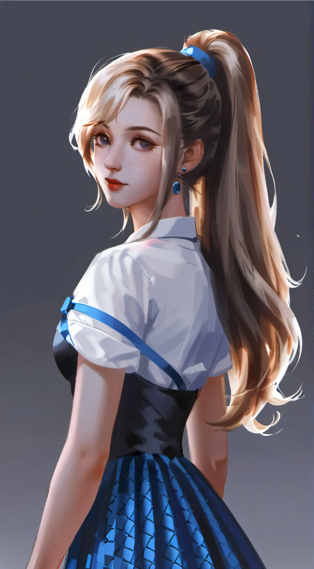 ai character: Alexia .  background