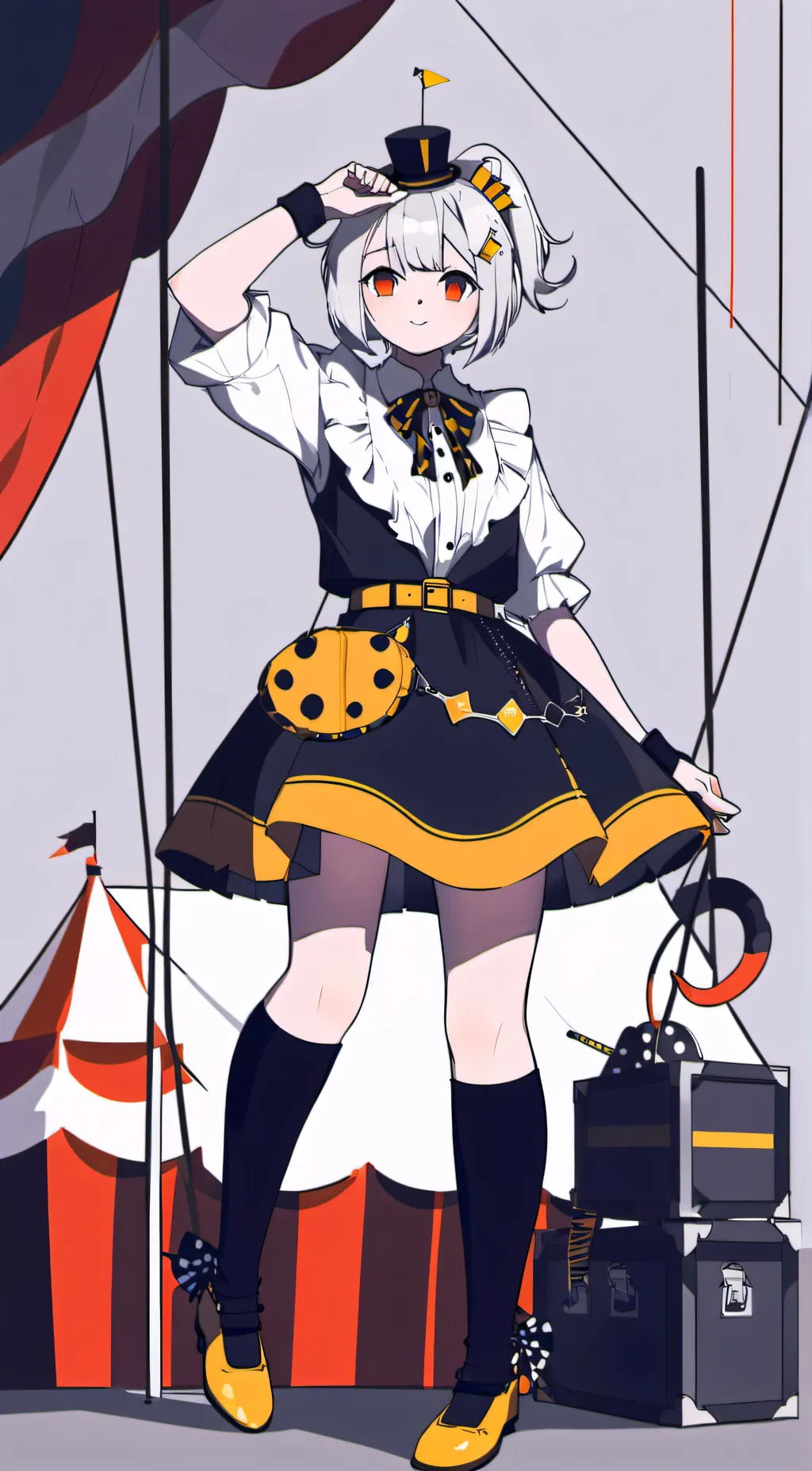 ai character: pomni  background