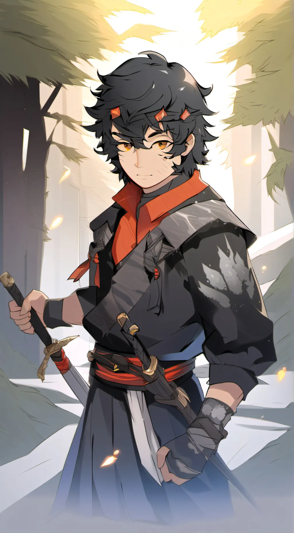 ai character: Nico di Angelo background