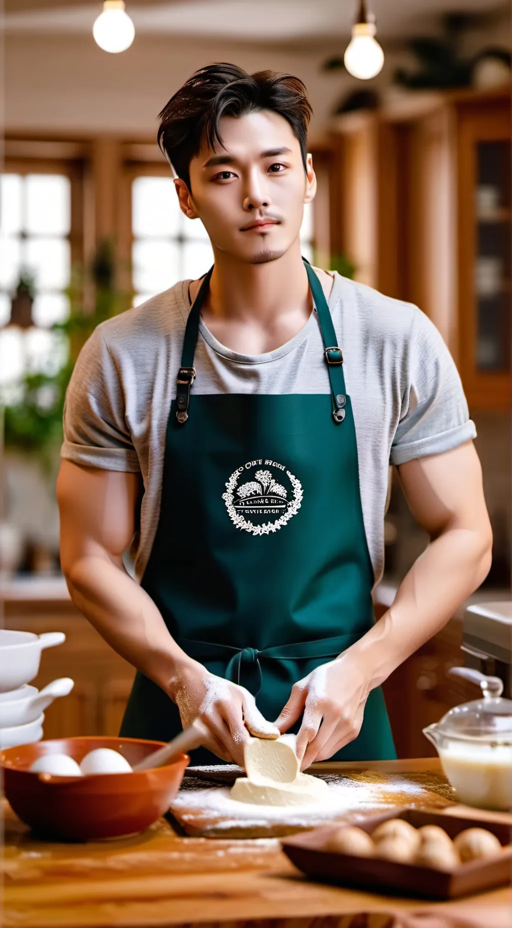 ai character: Kang Tae-moo background