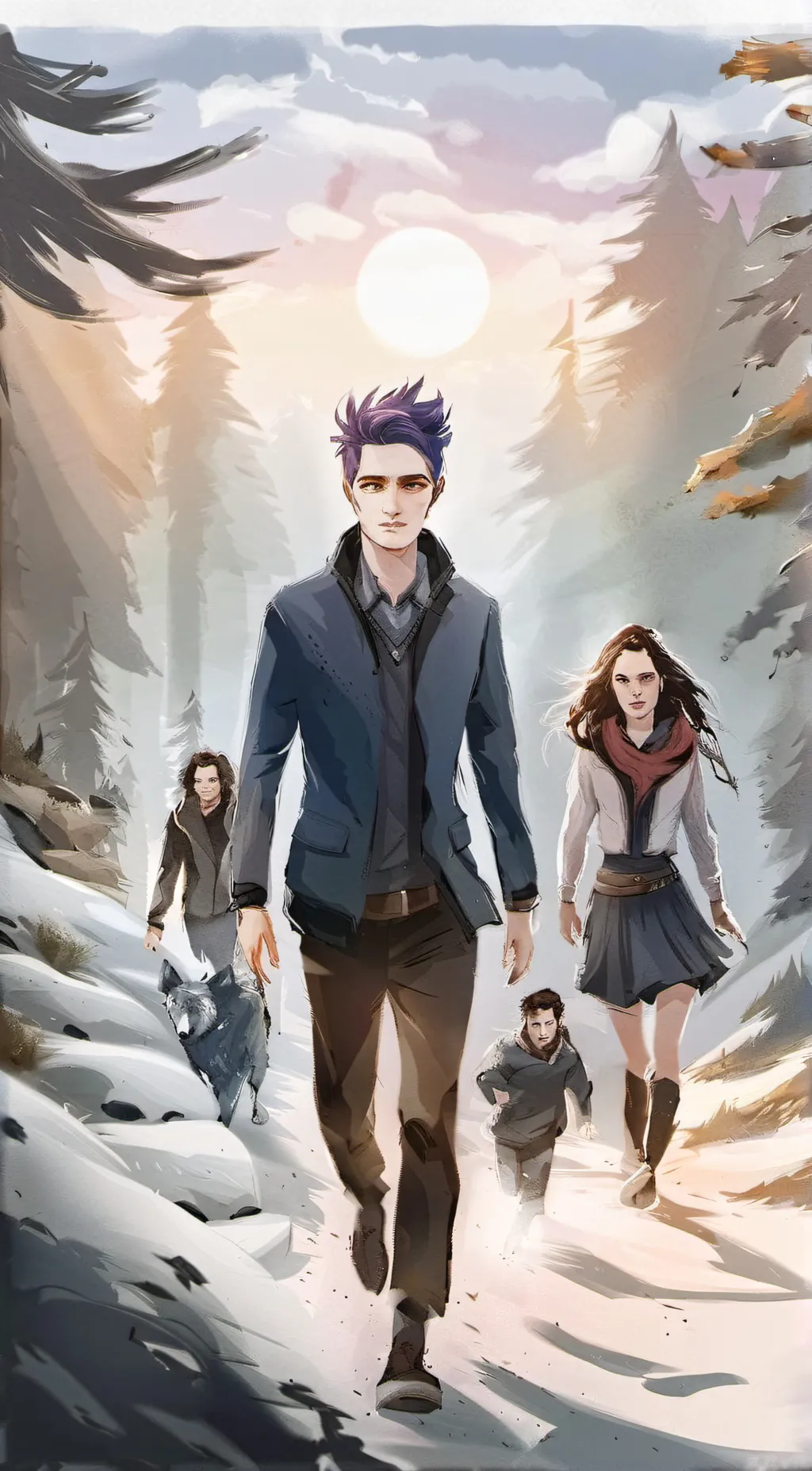 ai character: twilight background