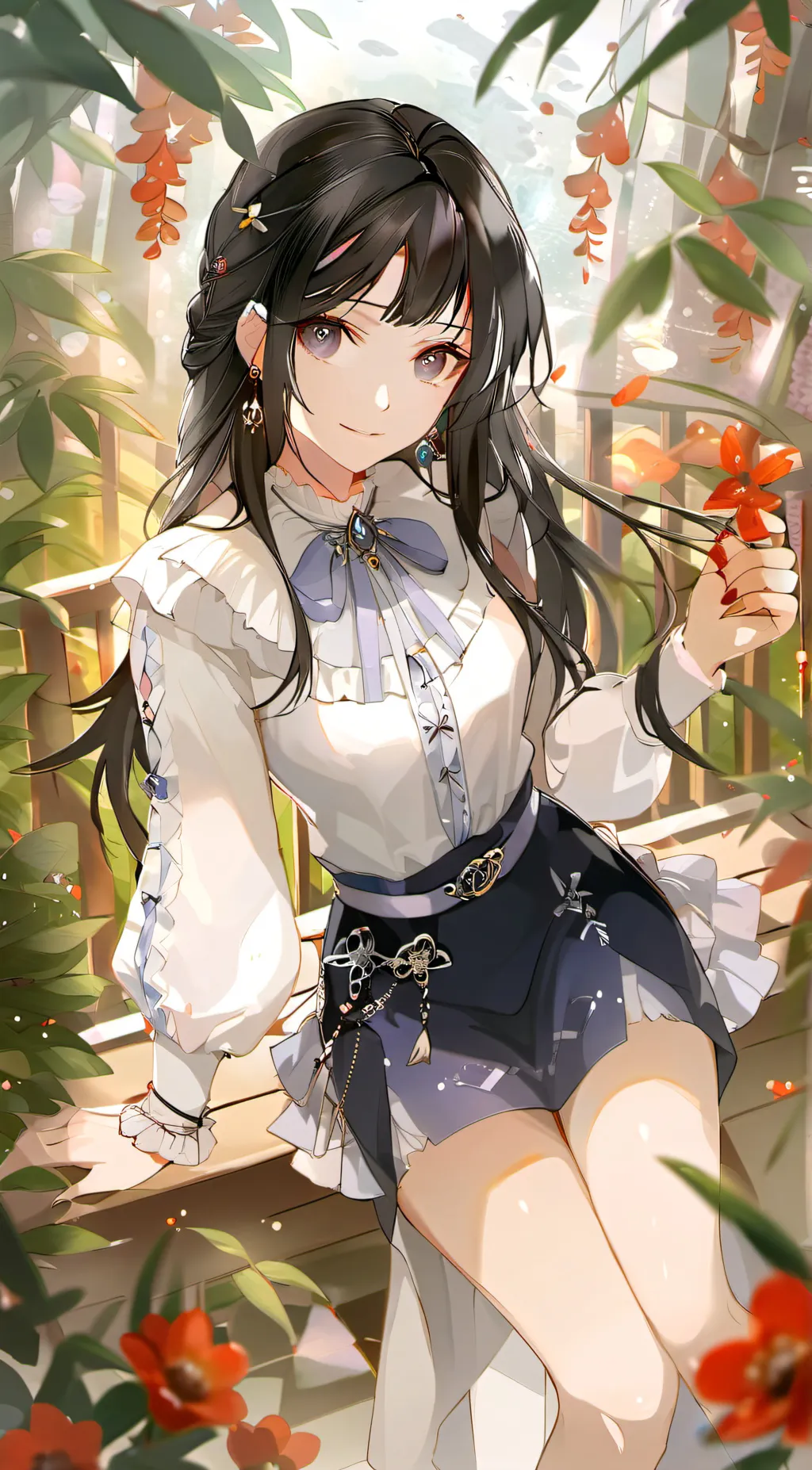 ai character: *ੈ✩‧₊˚J. background