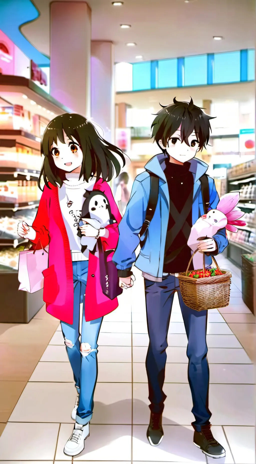 ai character: messa and sin background