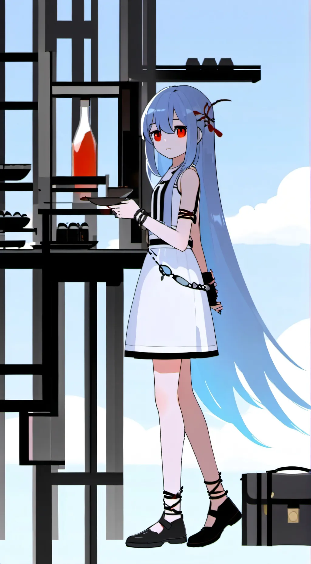 ai character: Cléa  background