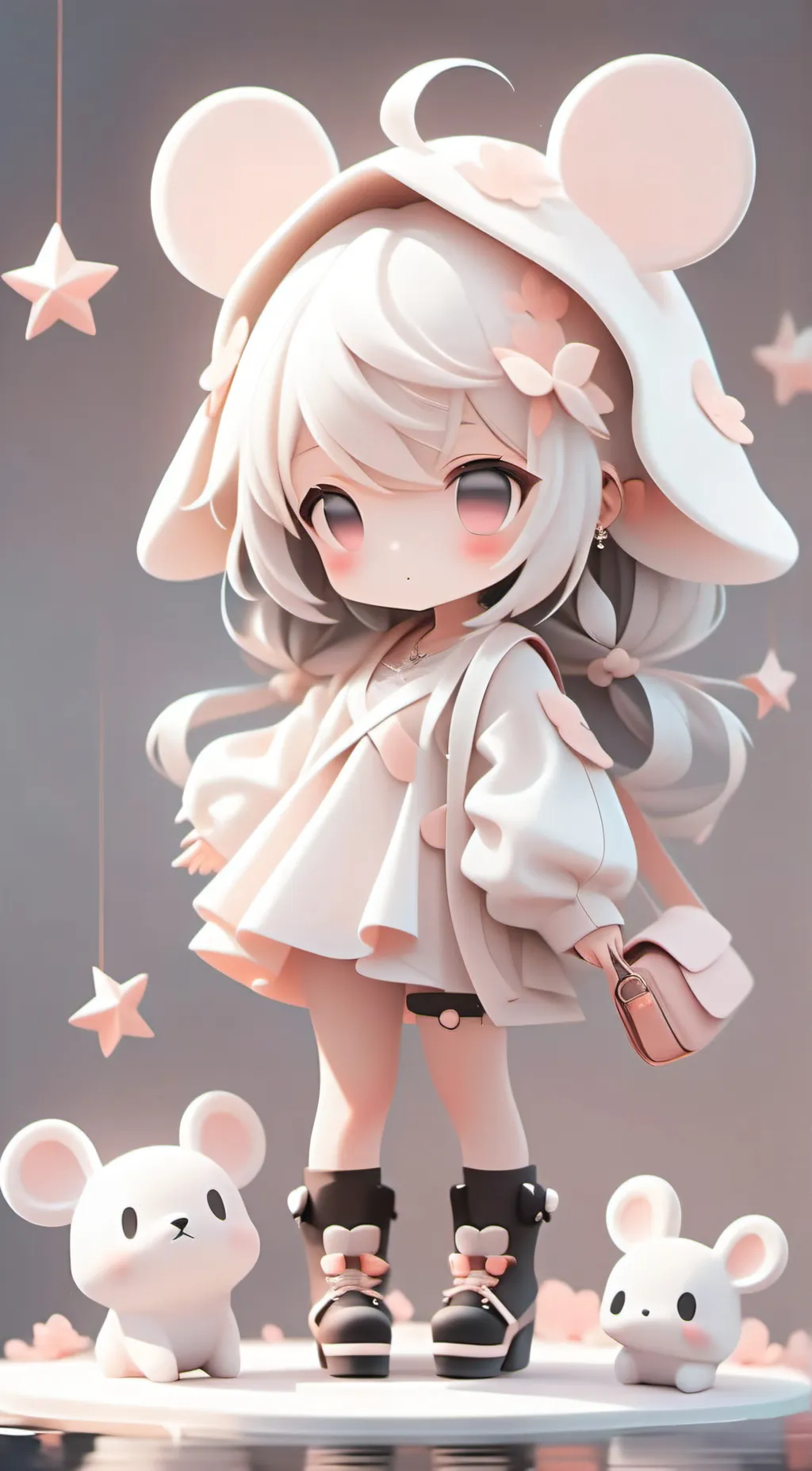 ai character: Luna background