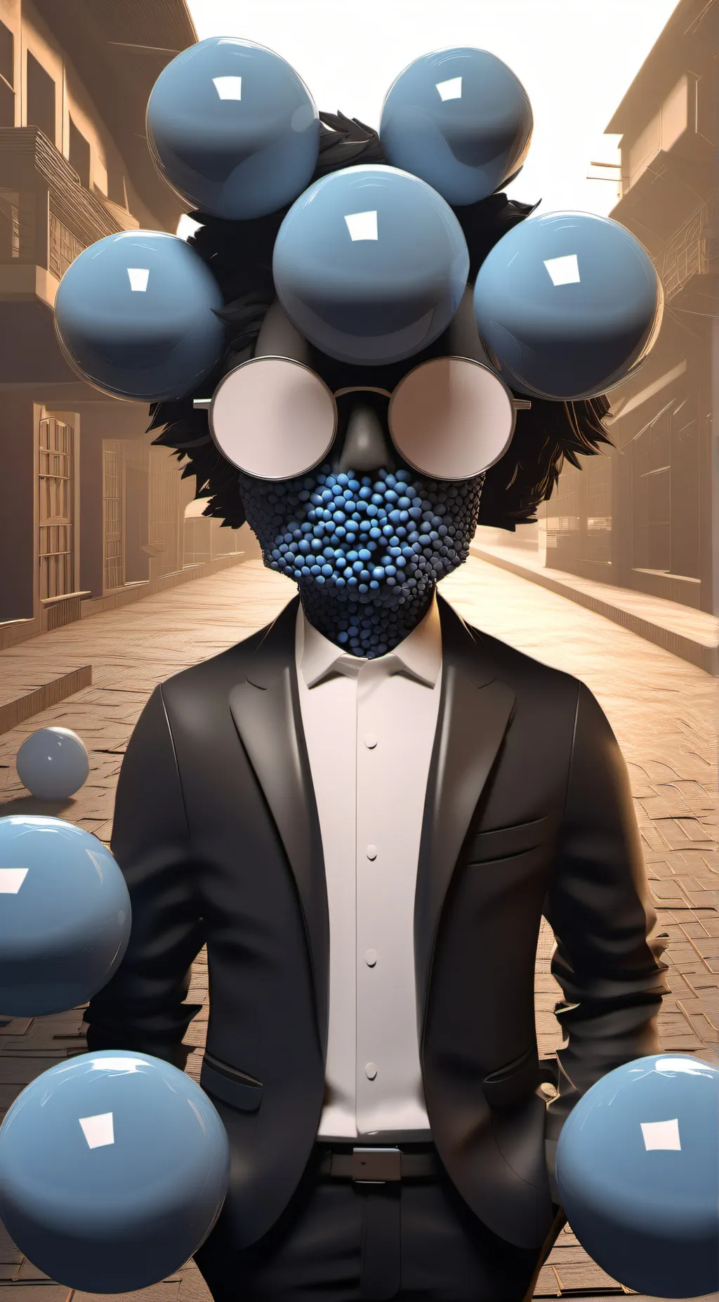 ai character: Orbsman background