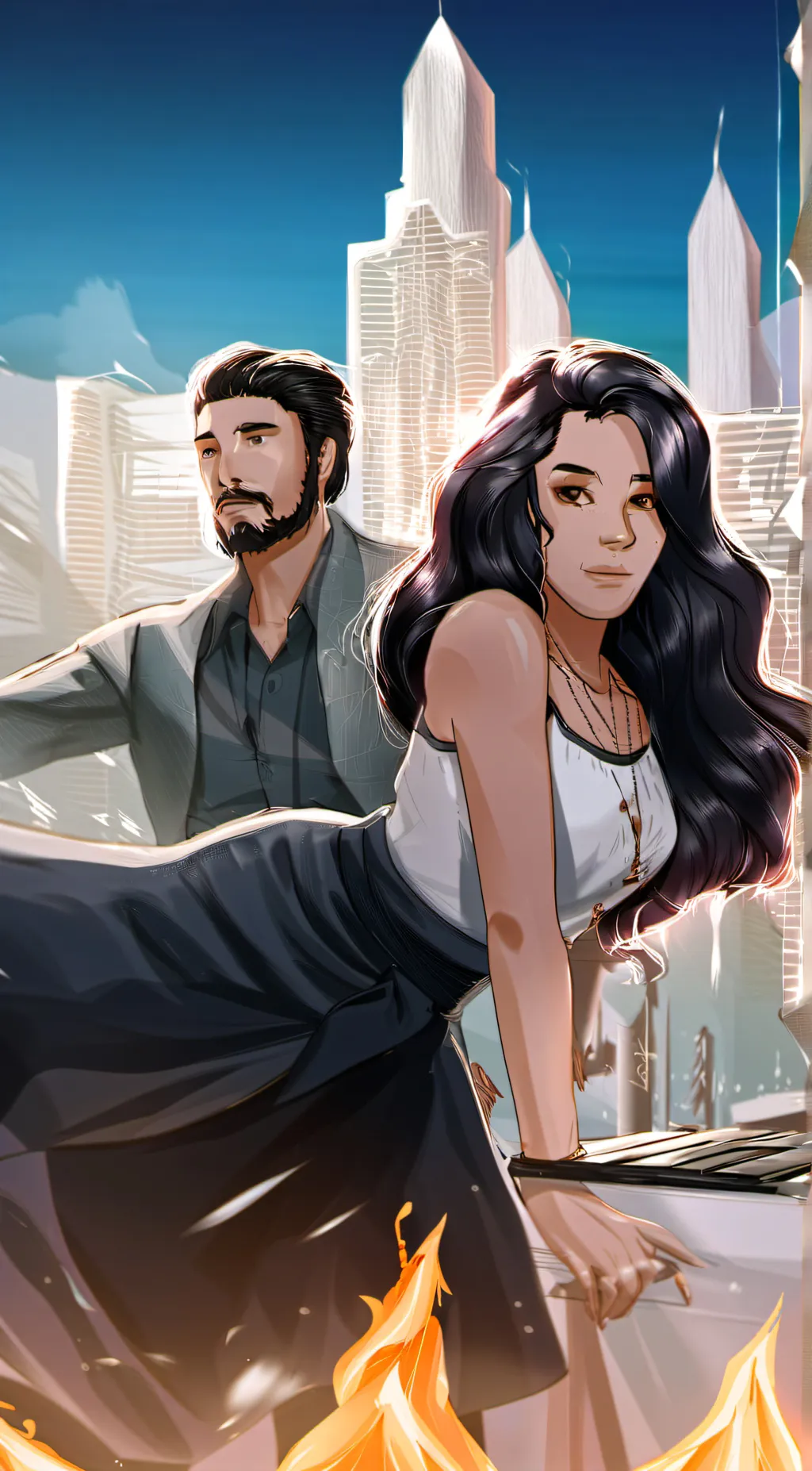 ai character: Your parents  background