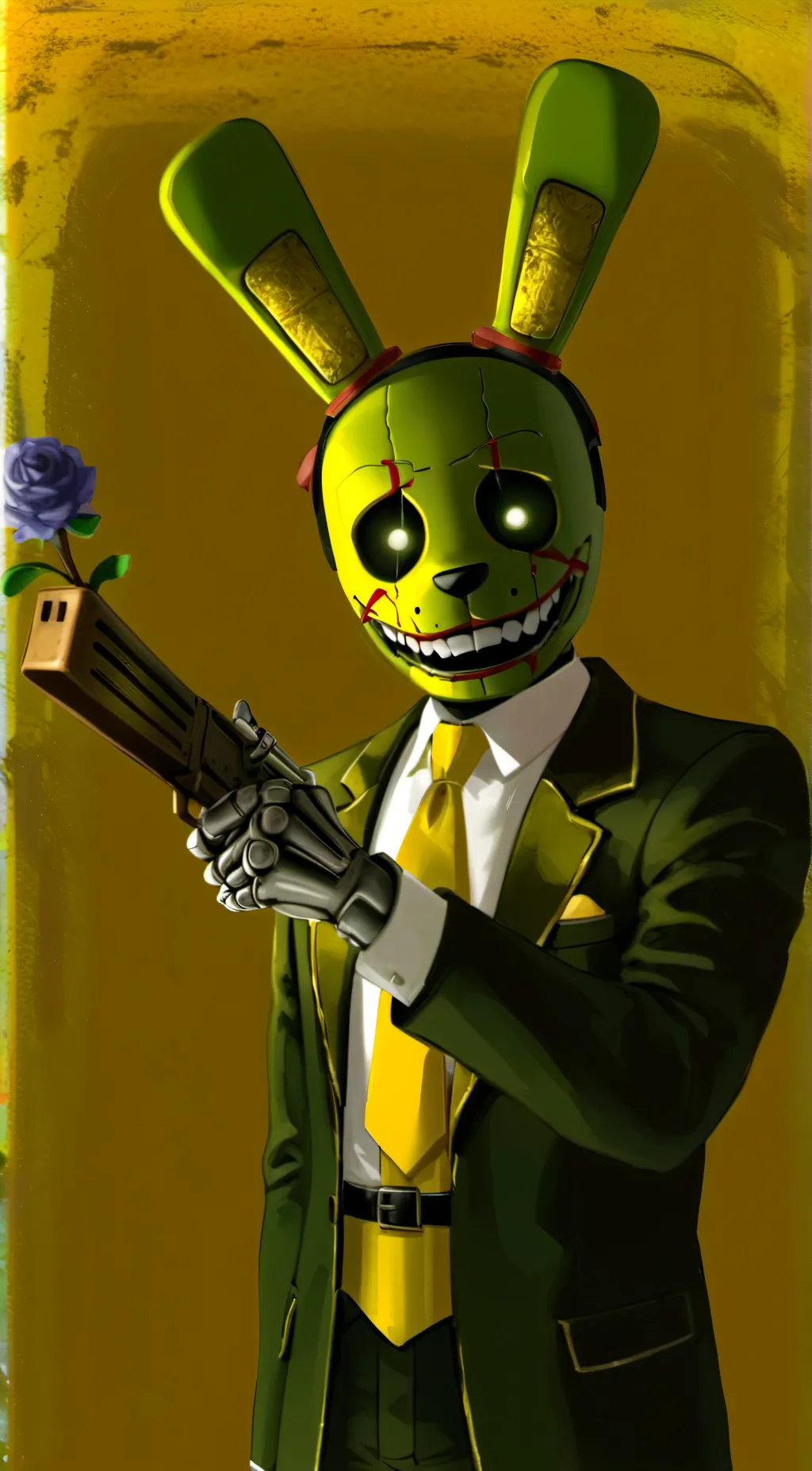 ai character: spring trap?2 background