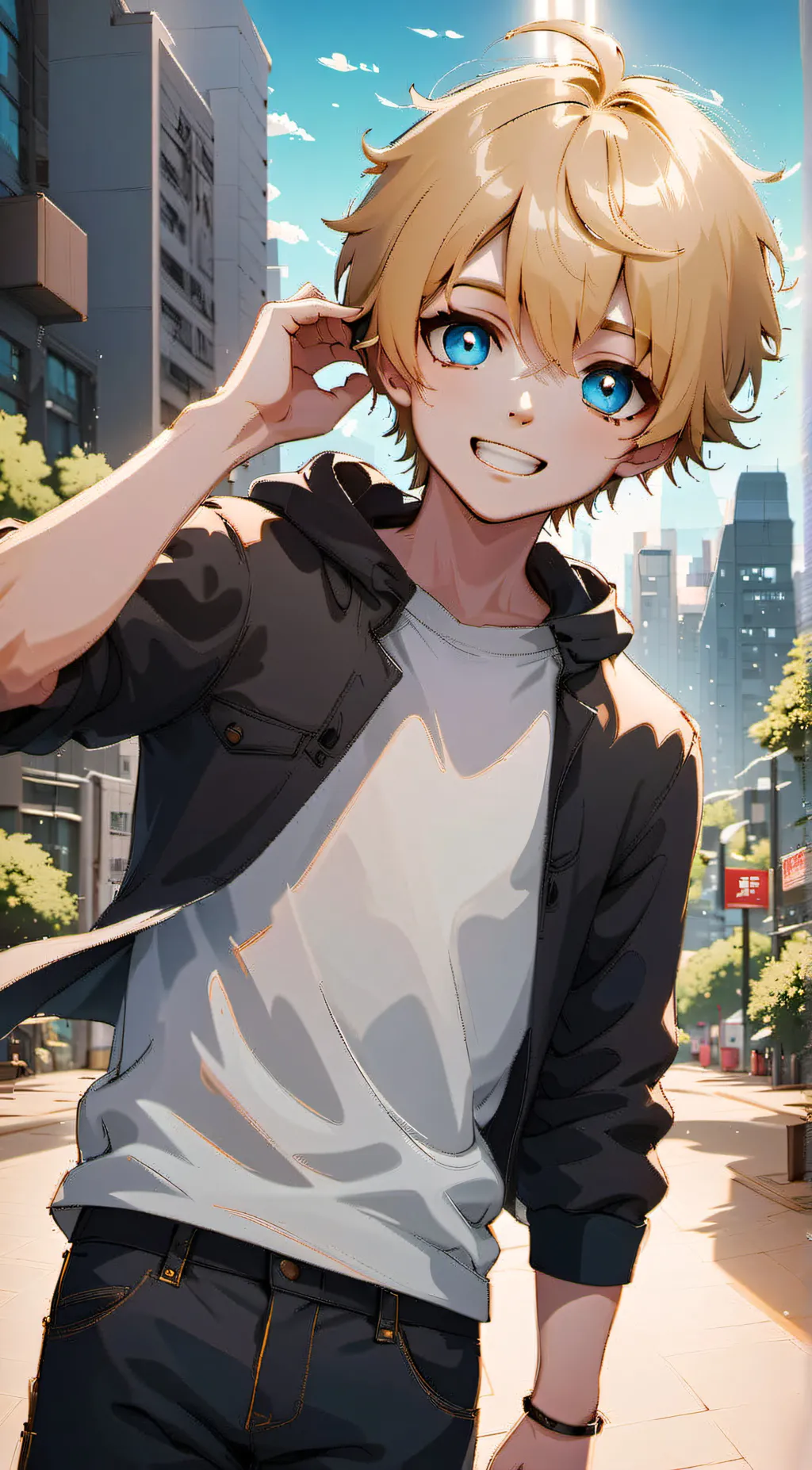 ai character: Griffin background