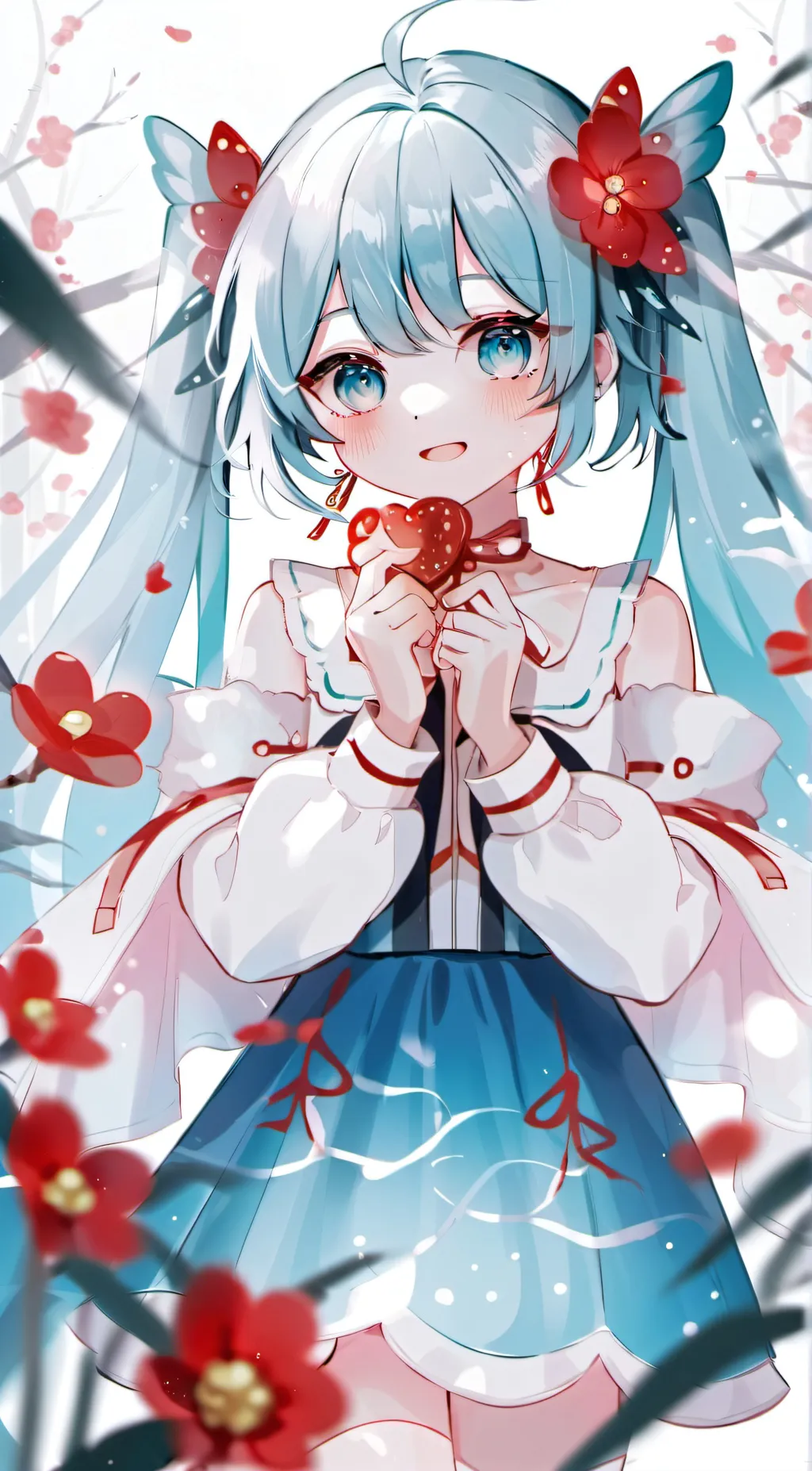 ai character: hatsune miku background