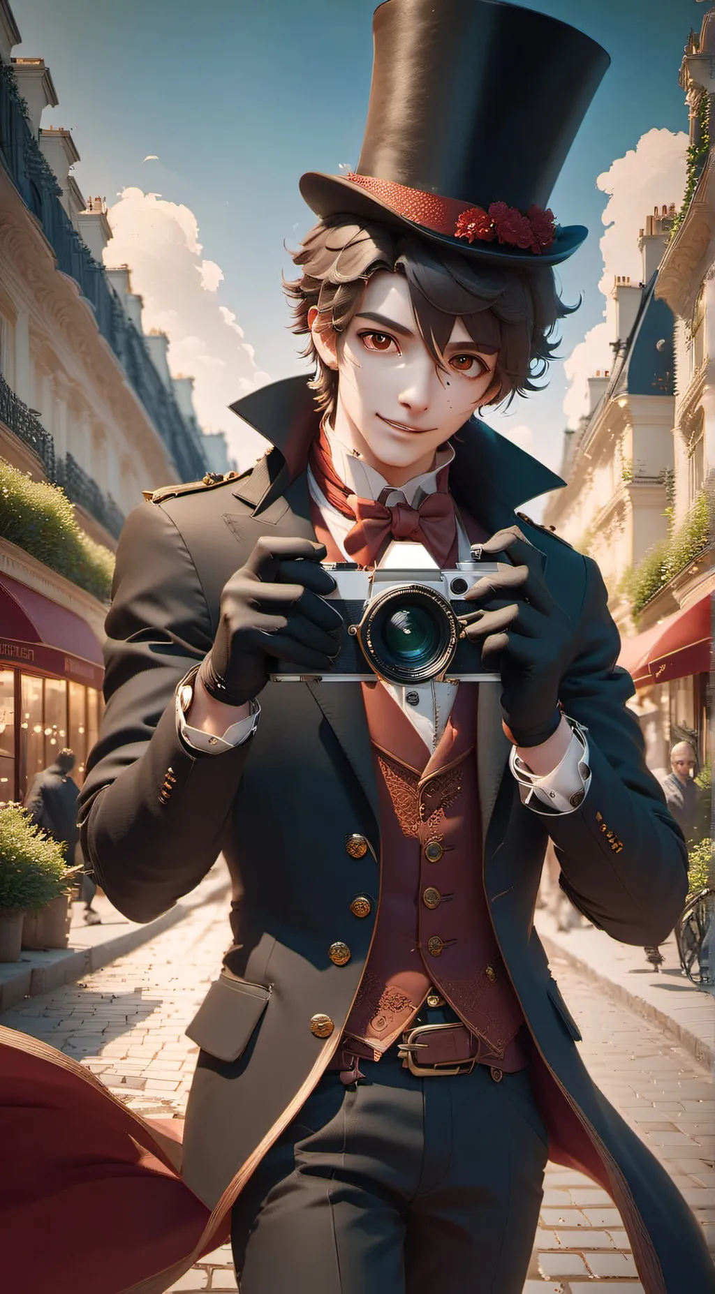 ai character: Raphaël background