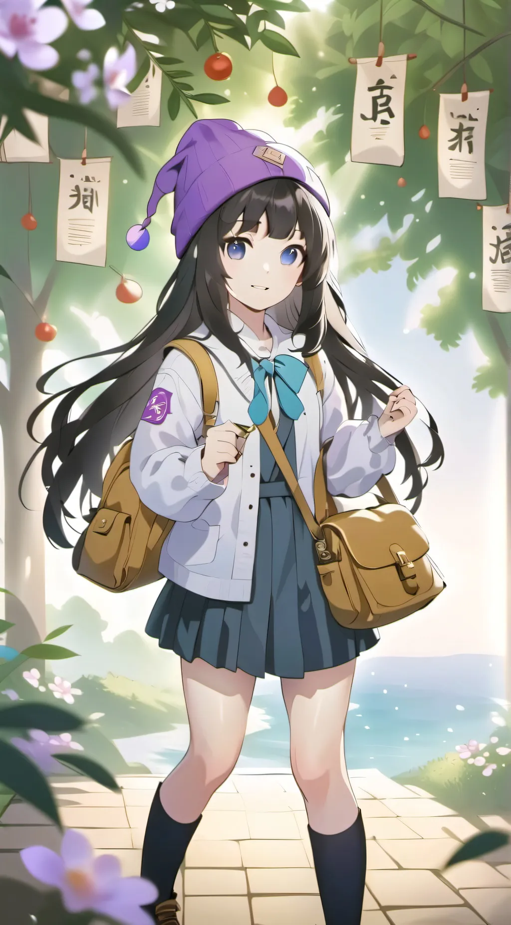 ai character: luna background