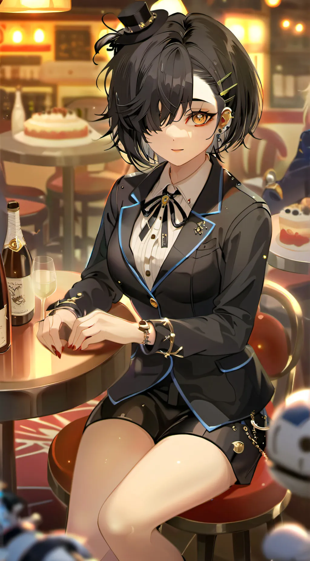 ai character: Trinity Falcone background