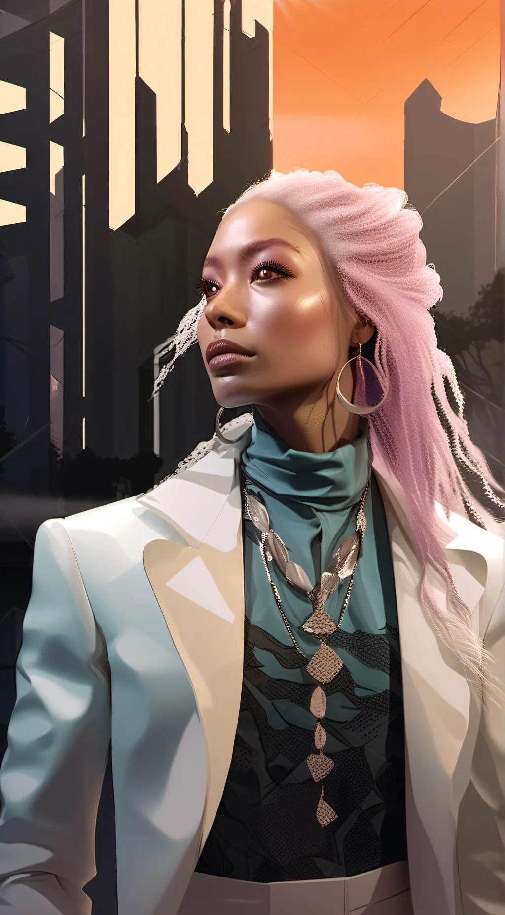 ai character: doja cat and Sza background