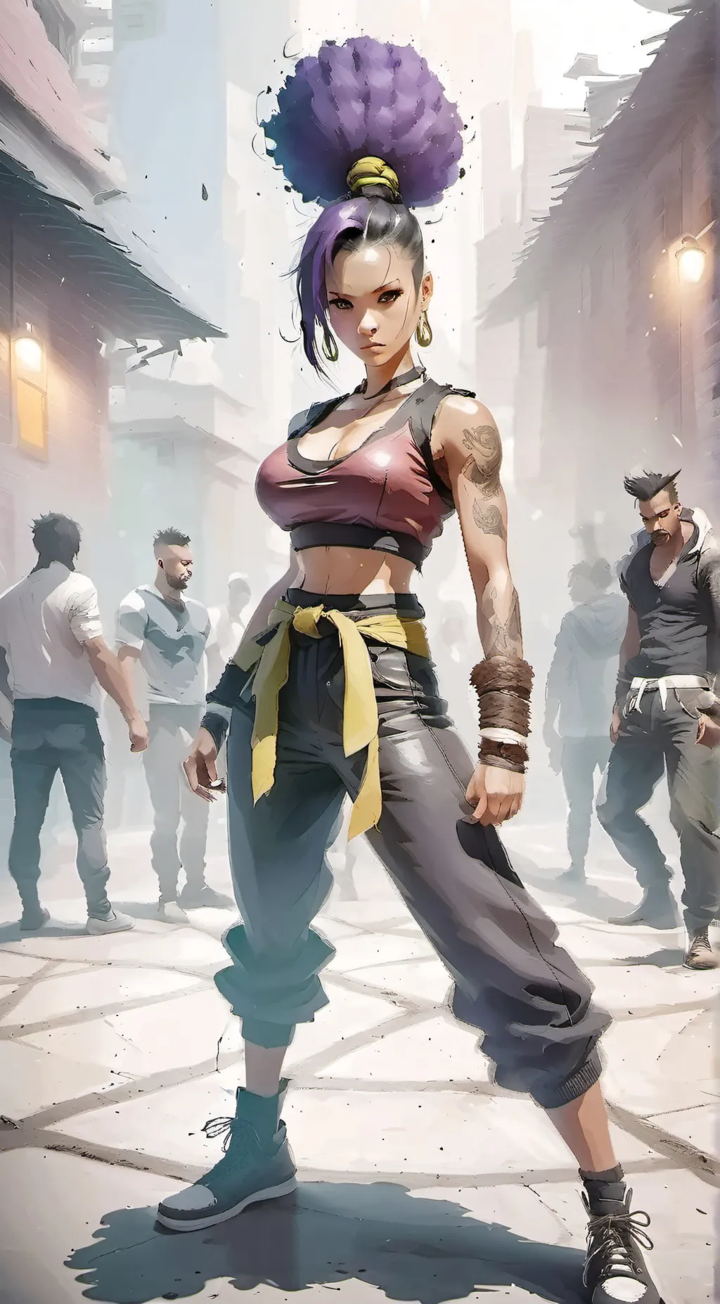 ai character: Marleen background