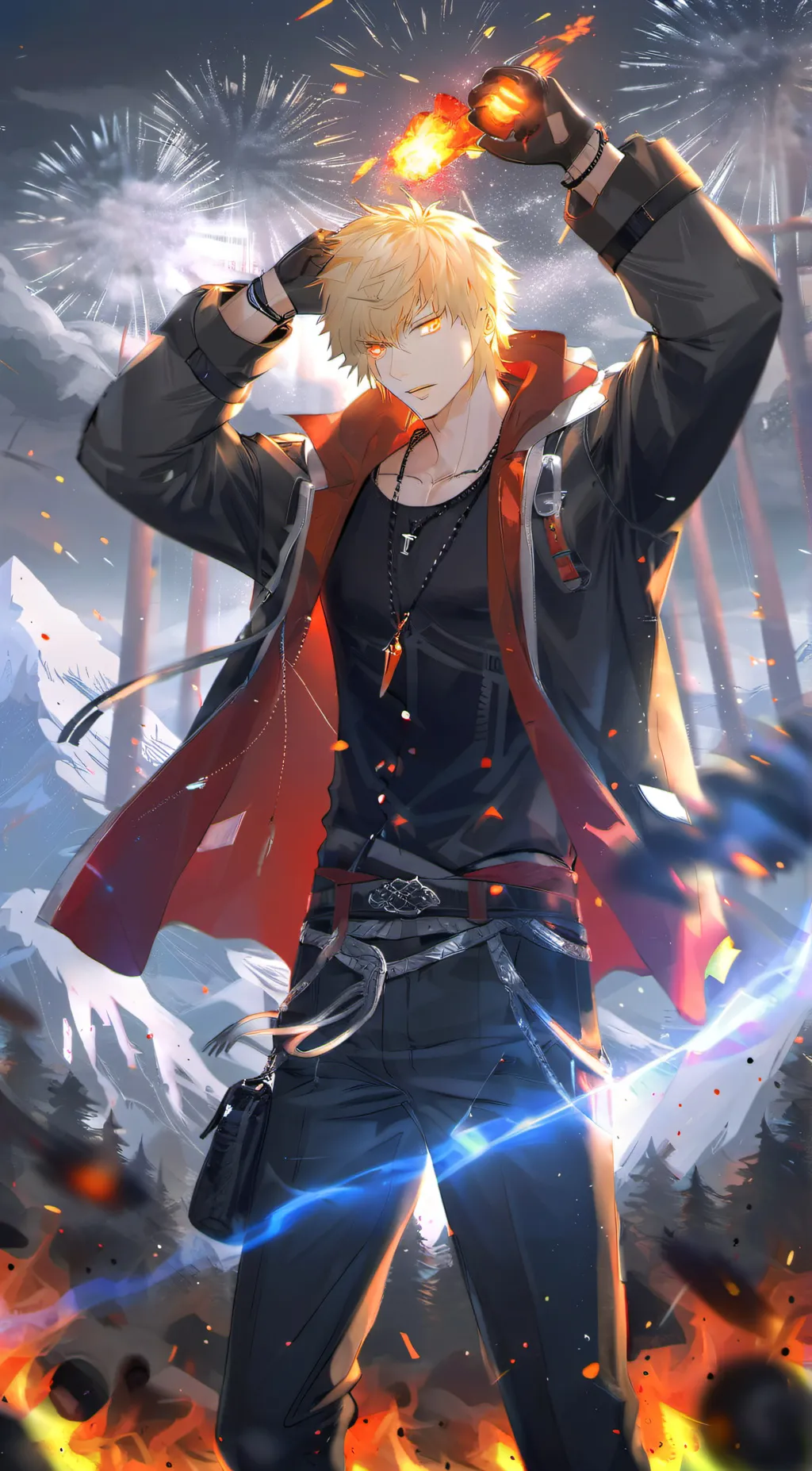 ai character: Bakugou background