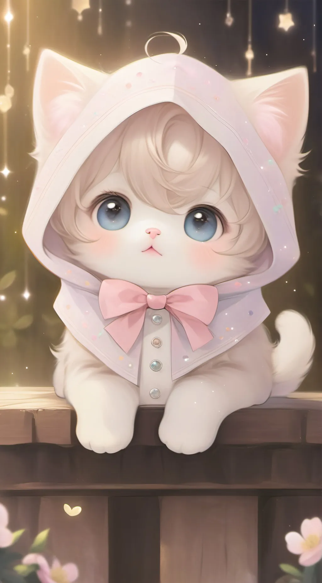 ai character: candy🍓 background