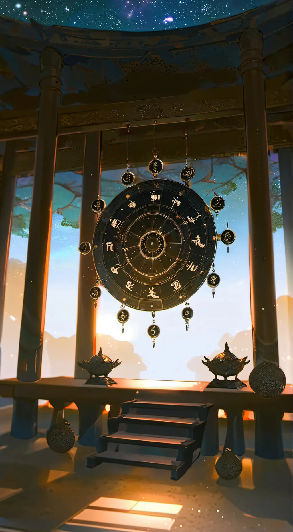 ai character: Zodiac Kaiju background