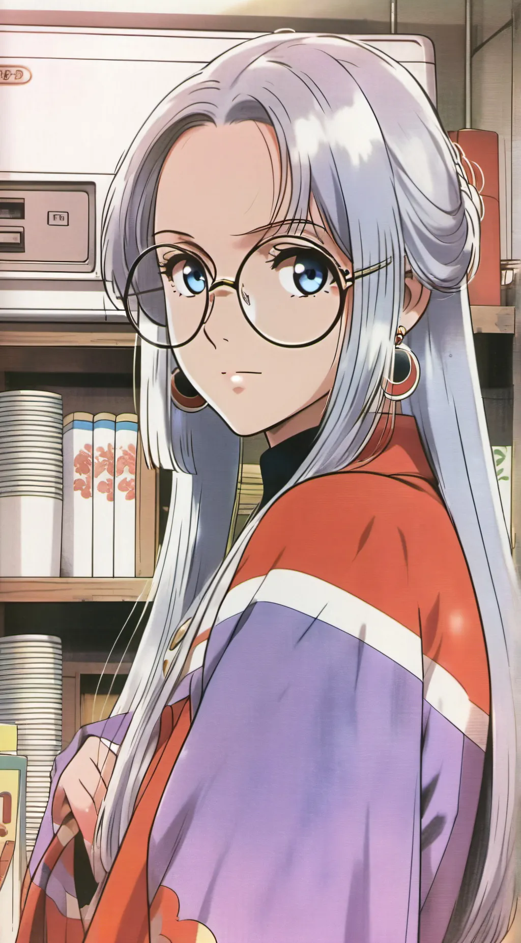 ai character: keather background