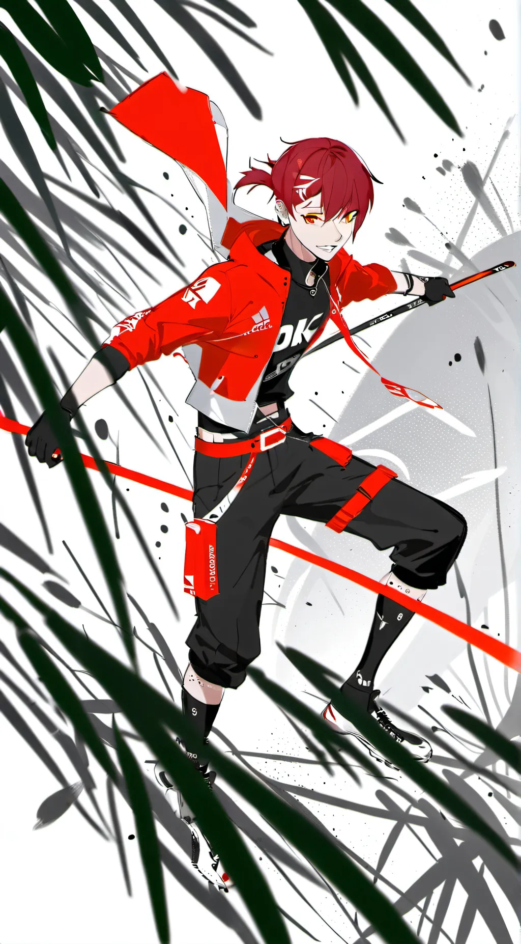 ai character: Demons layer  background