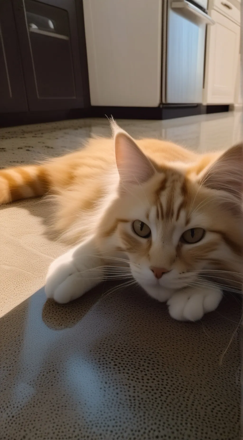 ai character: KITTY CATTTTTTTTTT background