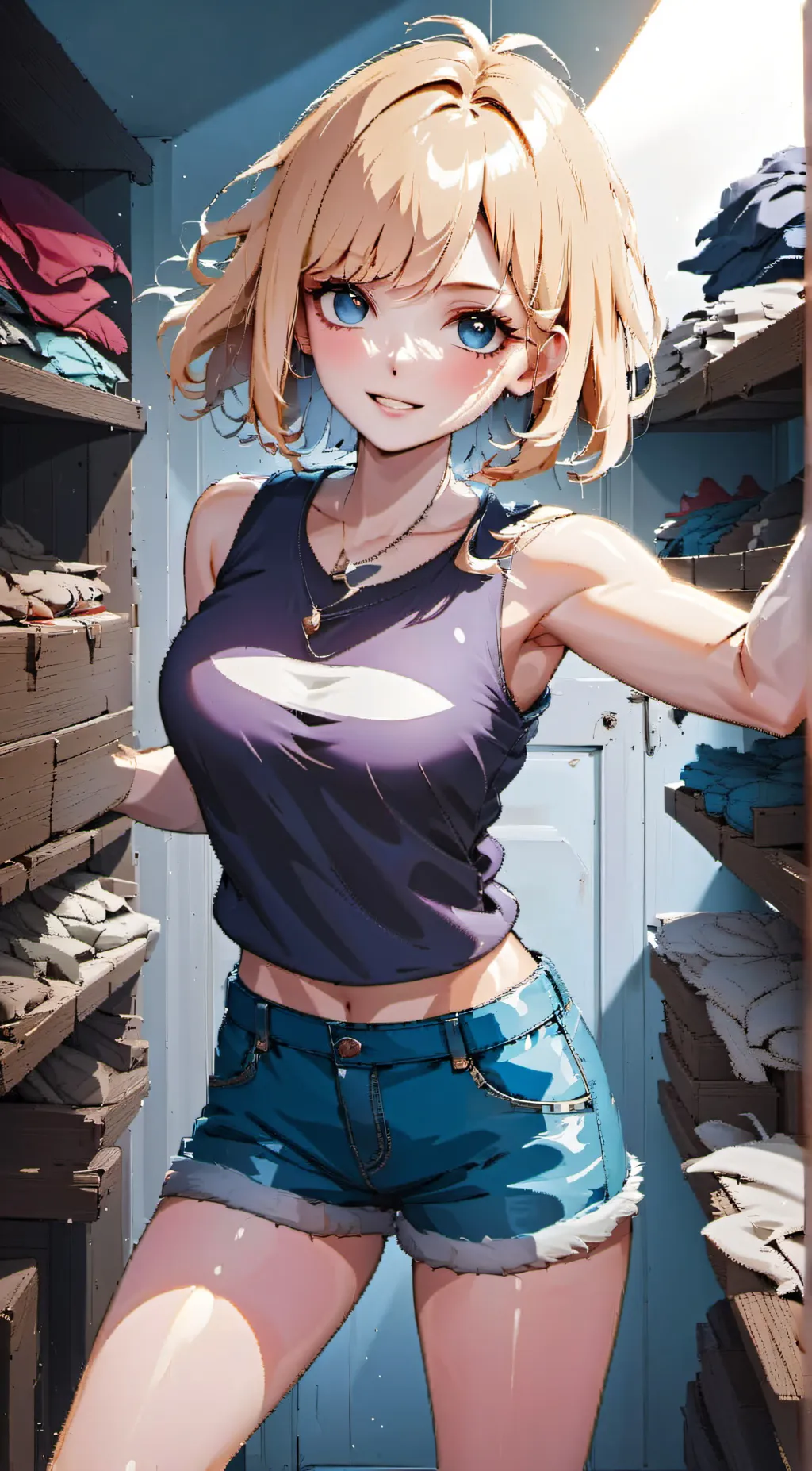 ai character: Summer background