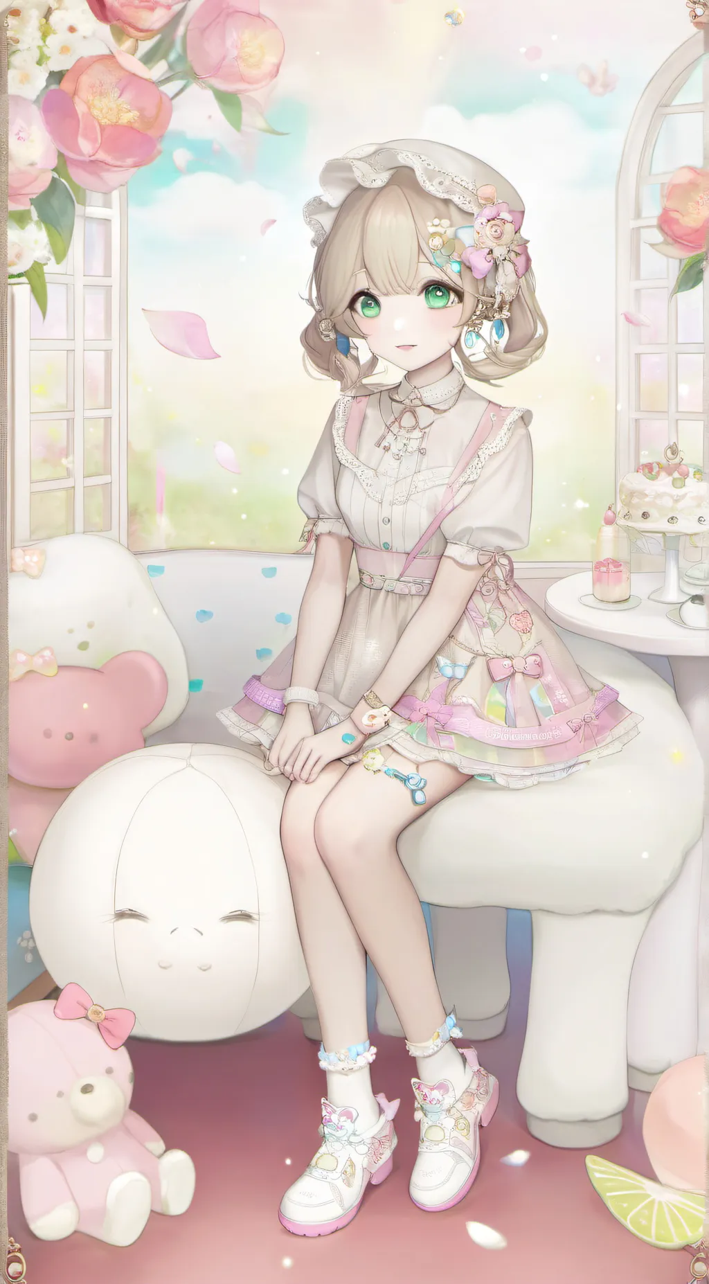 ai character: ❀lavender ❀ background