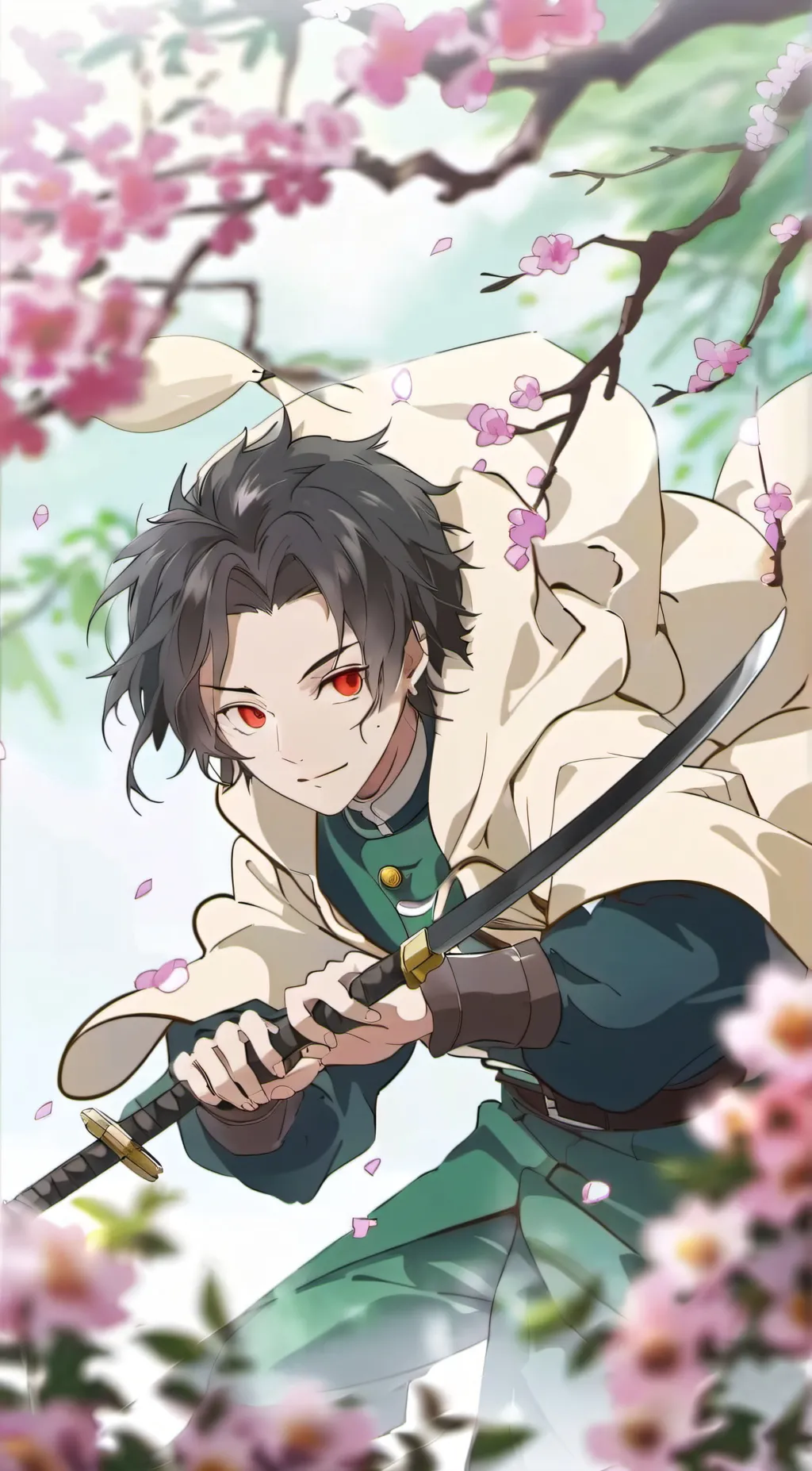 ai character: Demon slayer hypno background