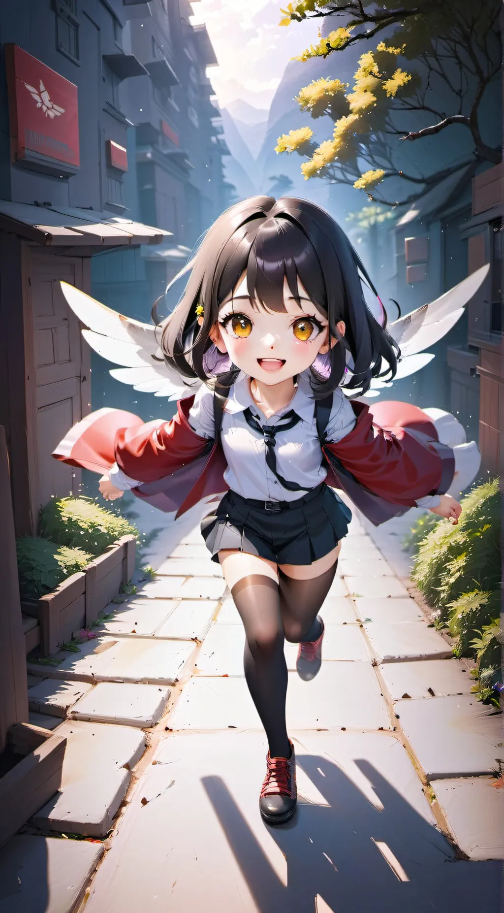 ai character: cuti background