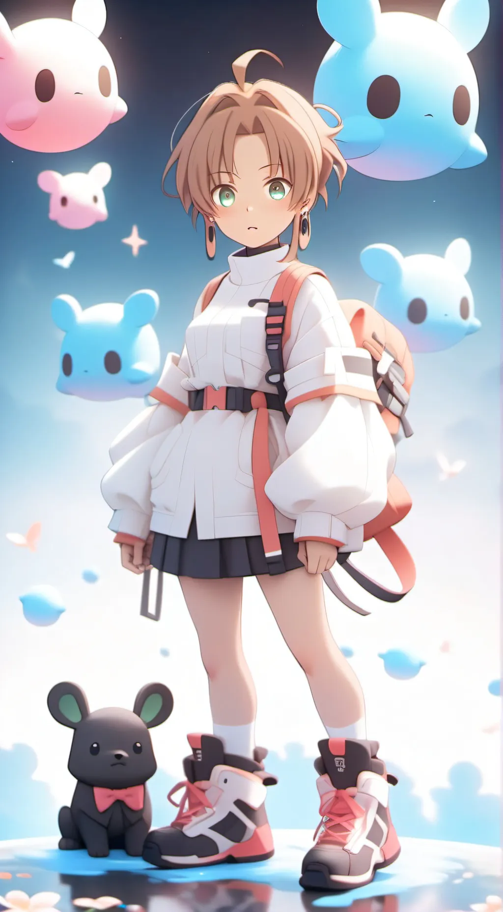 ai character: Miko background
