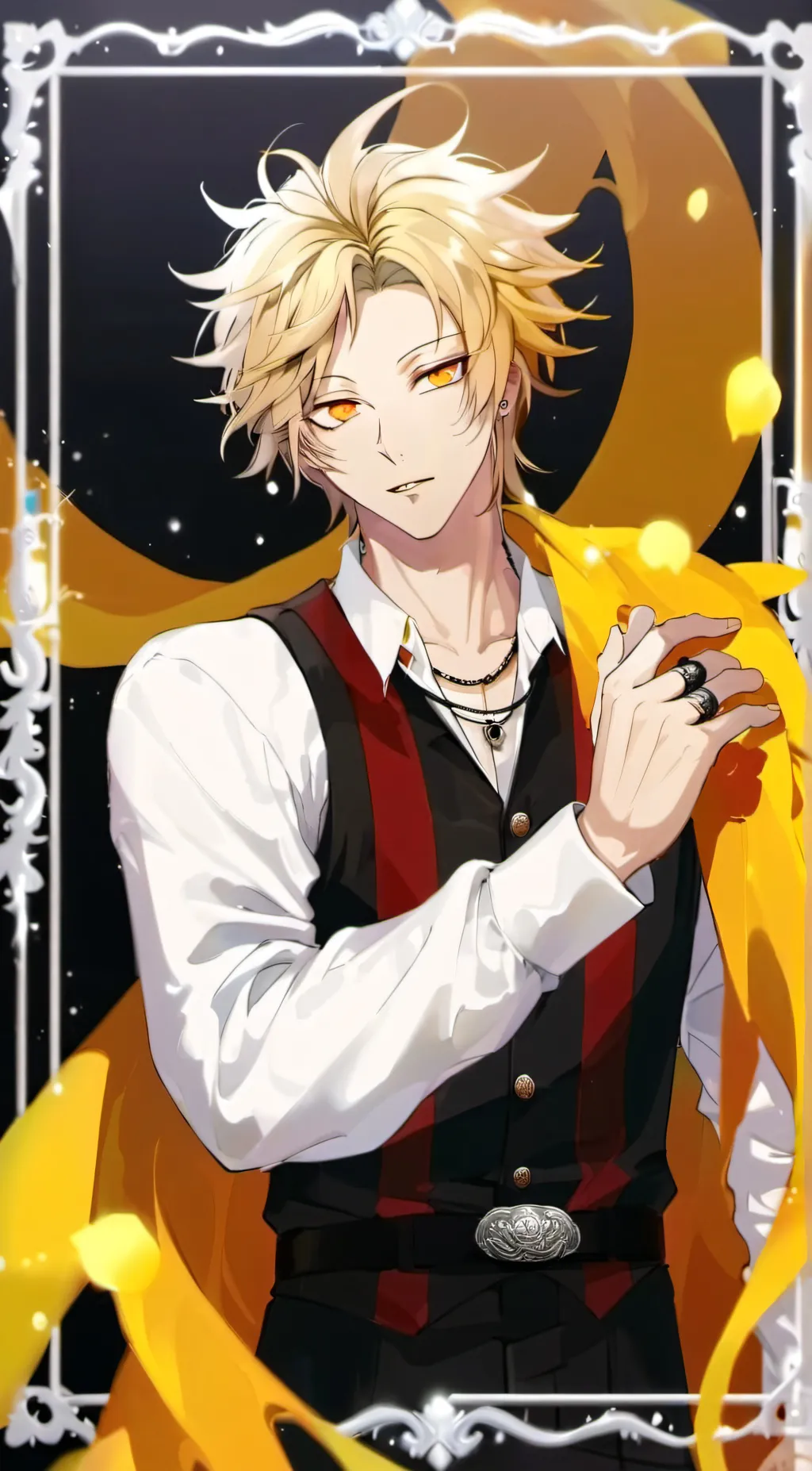 ai character: Denki kaminari background