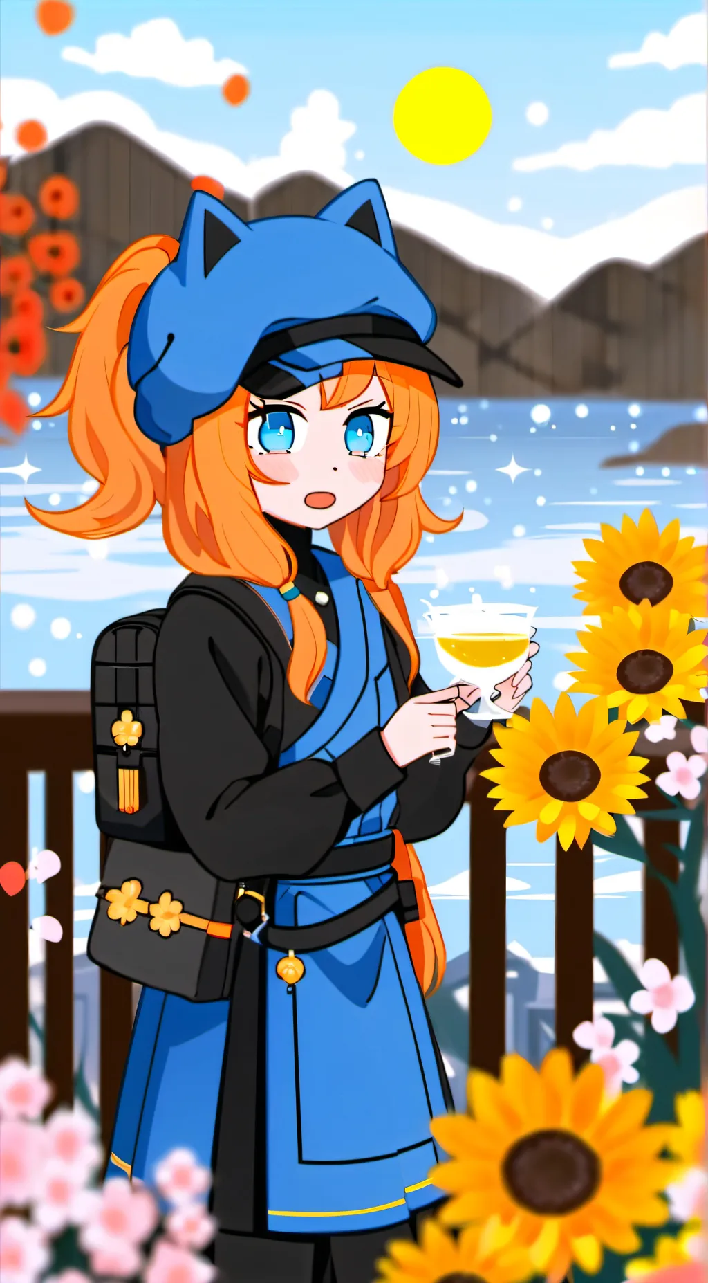 ai character: milly background