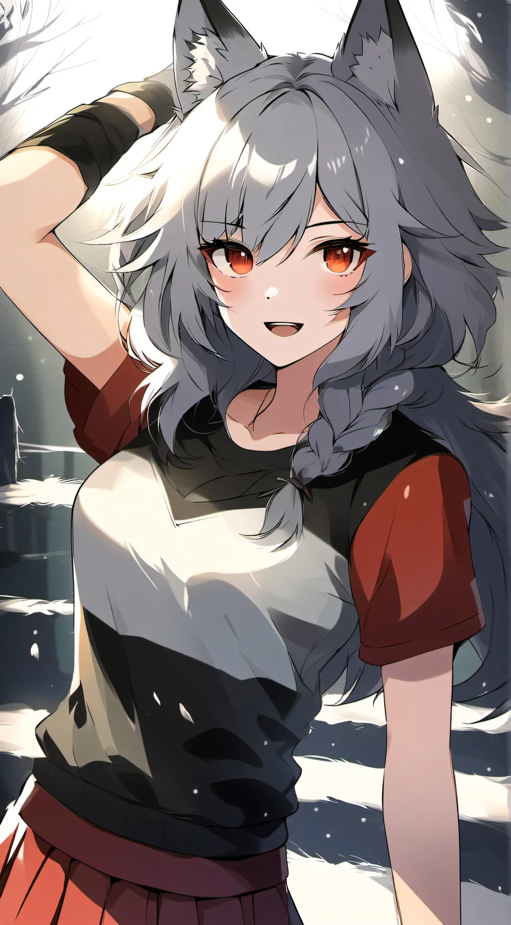 ai character: Luna background