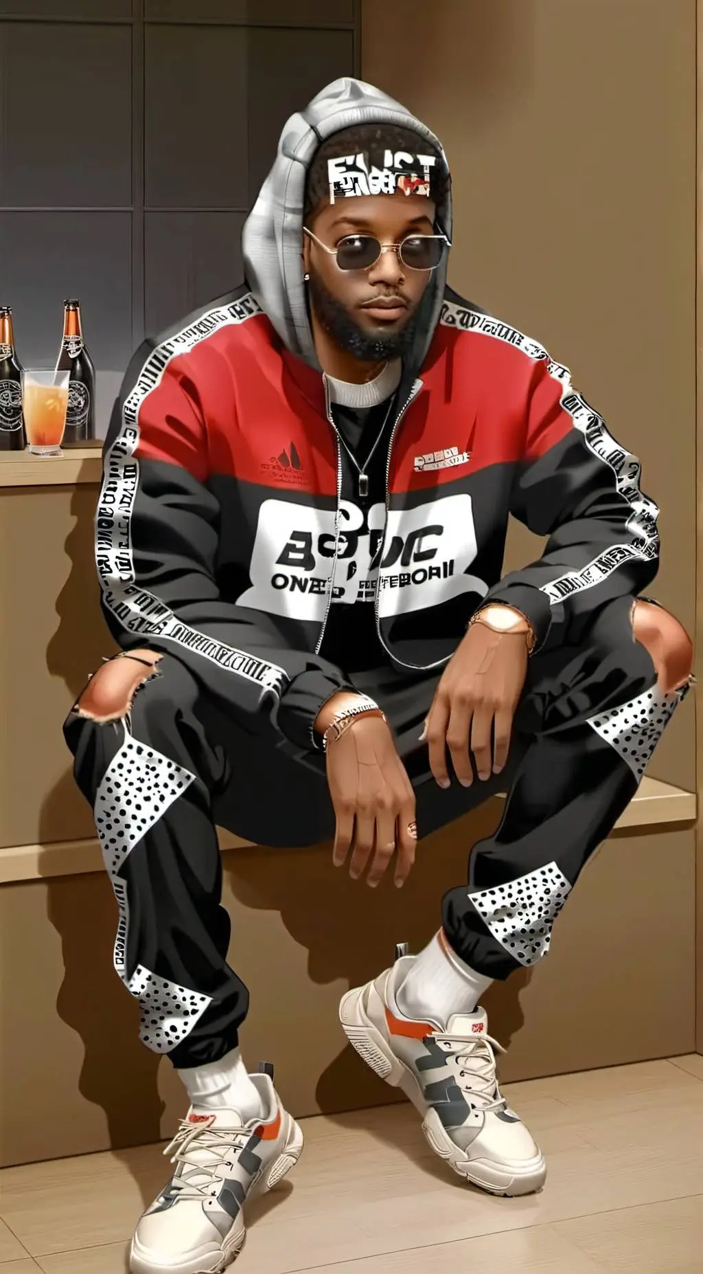 ai character: Chris  background