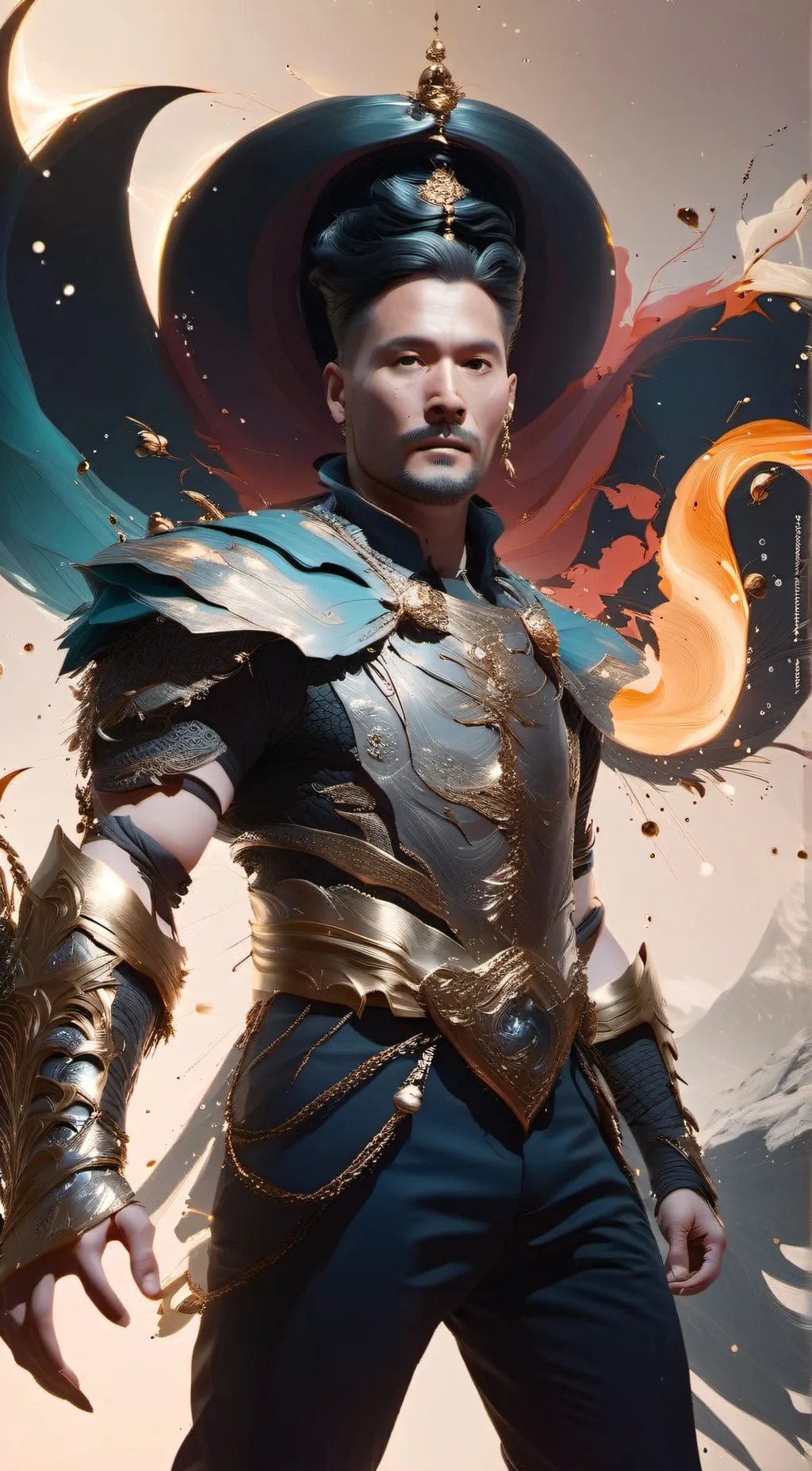 ai character: oliver  background