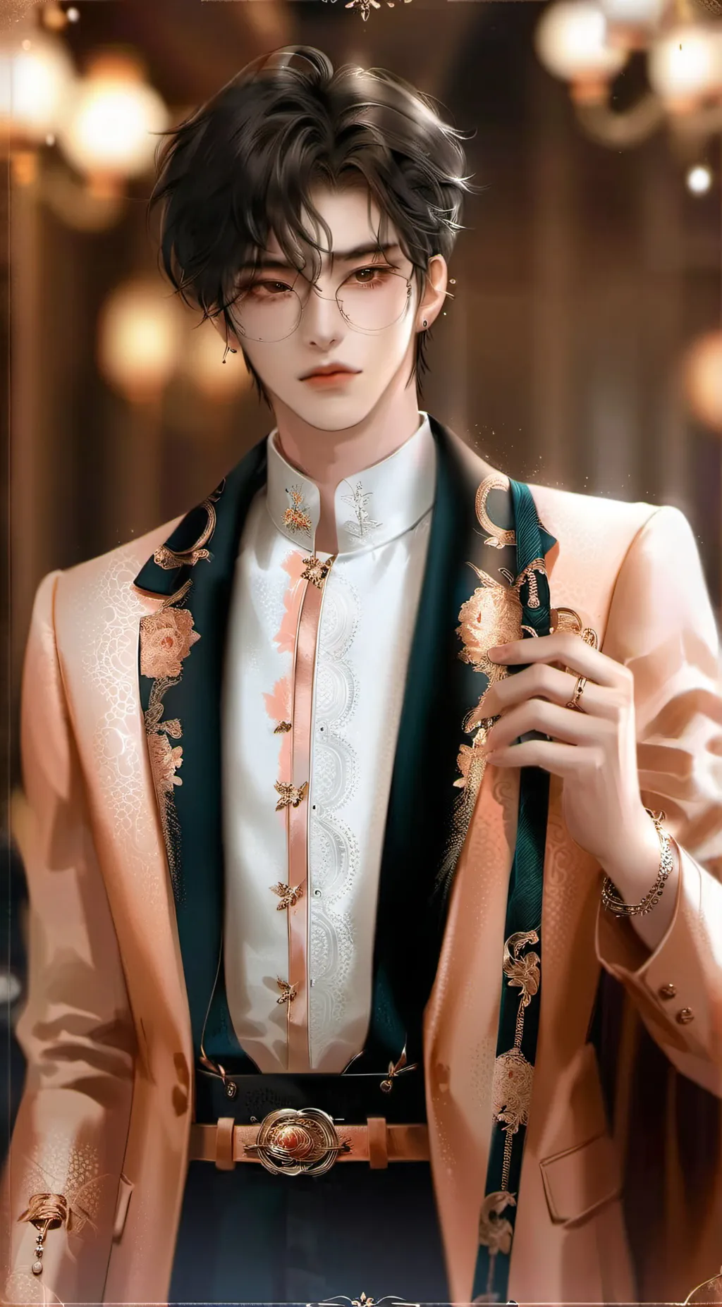 ai character: 정 유진 background