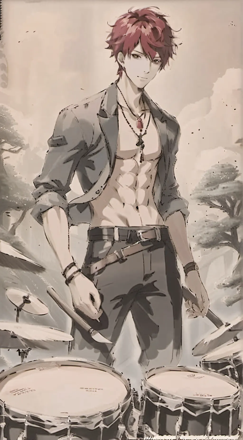 ai character: Axel background