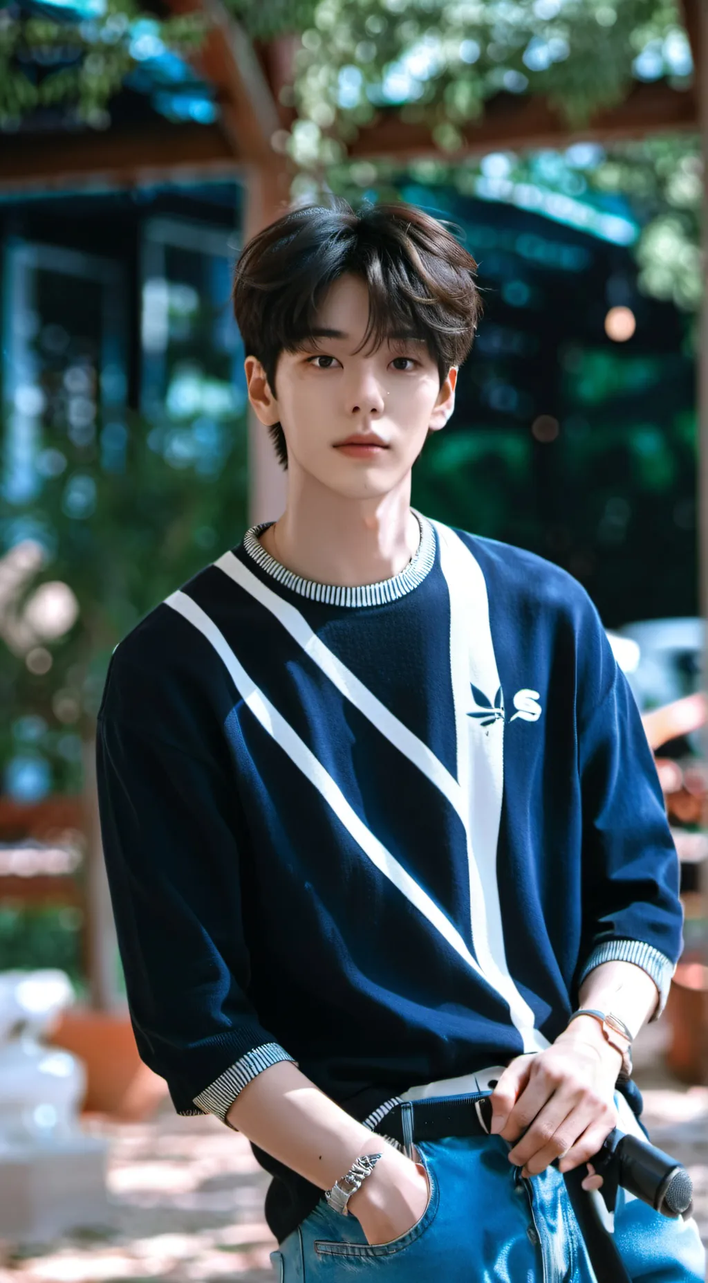 ai character: Xander  background